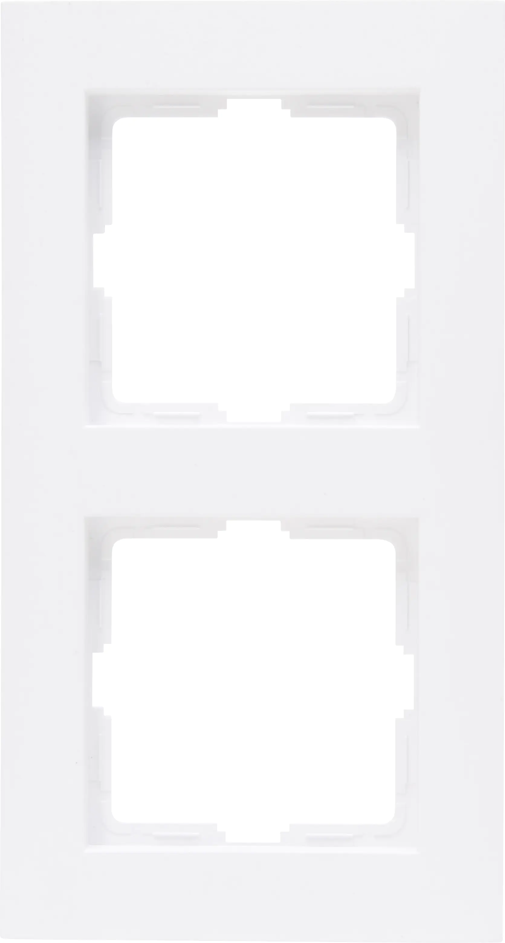 Kopp Abdeckrahmen 2-fach Athenis arktisweiß matt, 308550069