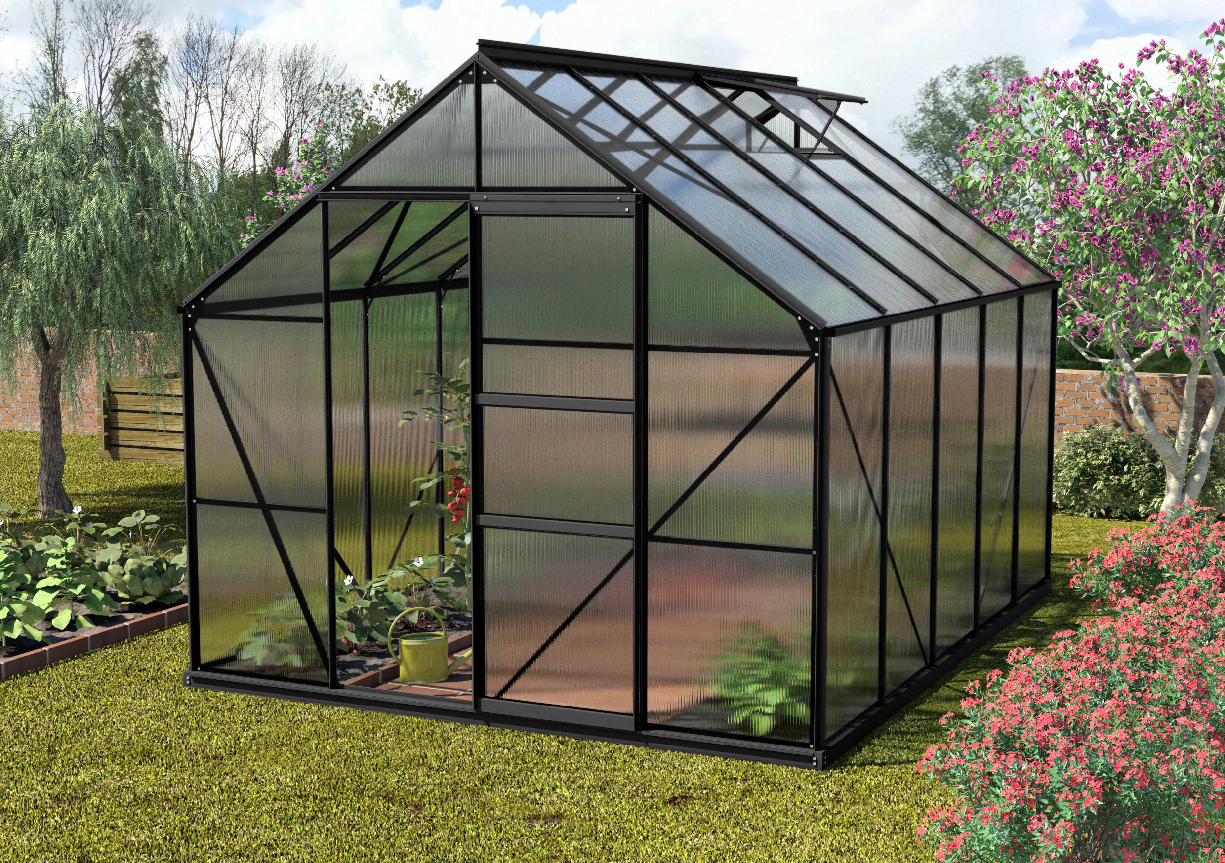Vitavia Gewächshaus Merkur 8300 254 x 317 cm 4 mm Hohlkammerplatten