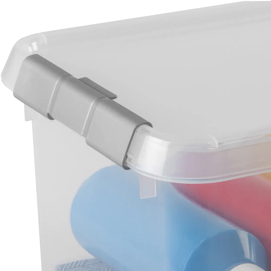 Sunware Comfort line Aufbewahrungsbox 3er-Set für 6L transparent metallfarbig