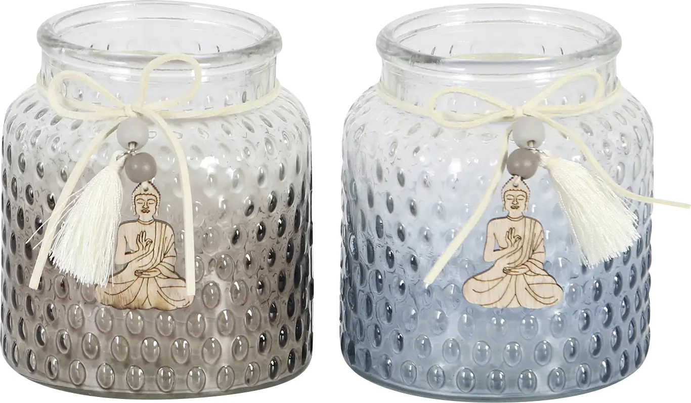 Dijk Kerzenhalter aus Glas Ø 10 x 11 cm