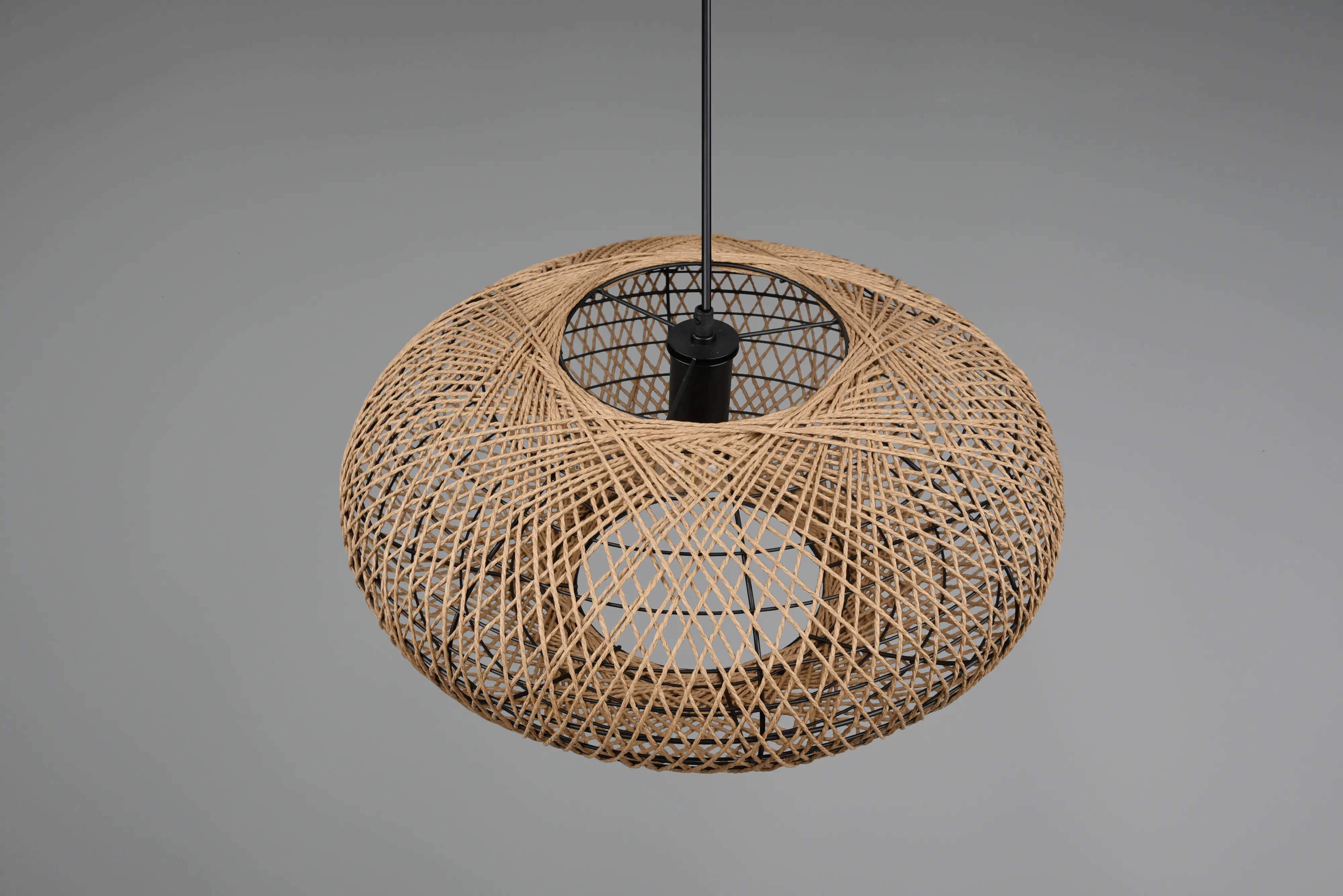 Trio Pendelleuchte Hedda sisalfarbig  Trio Pendelleuchte Hedda sisalfarbig