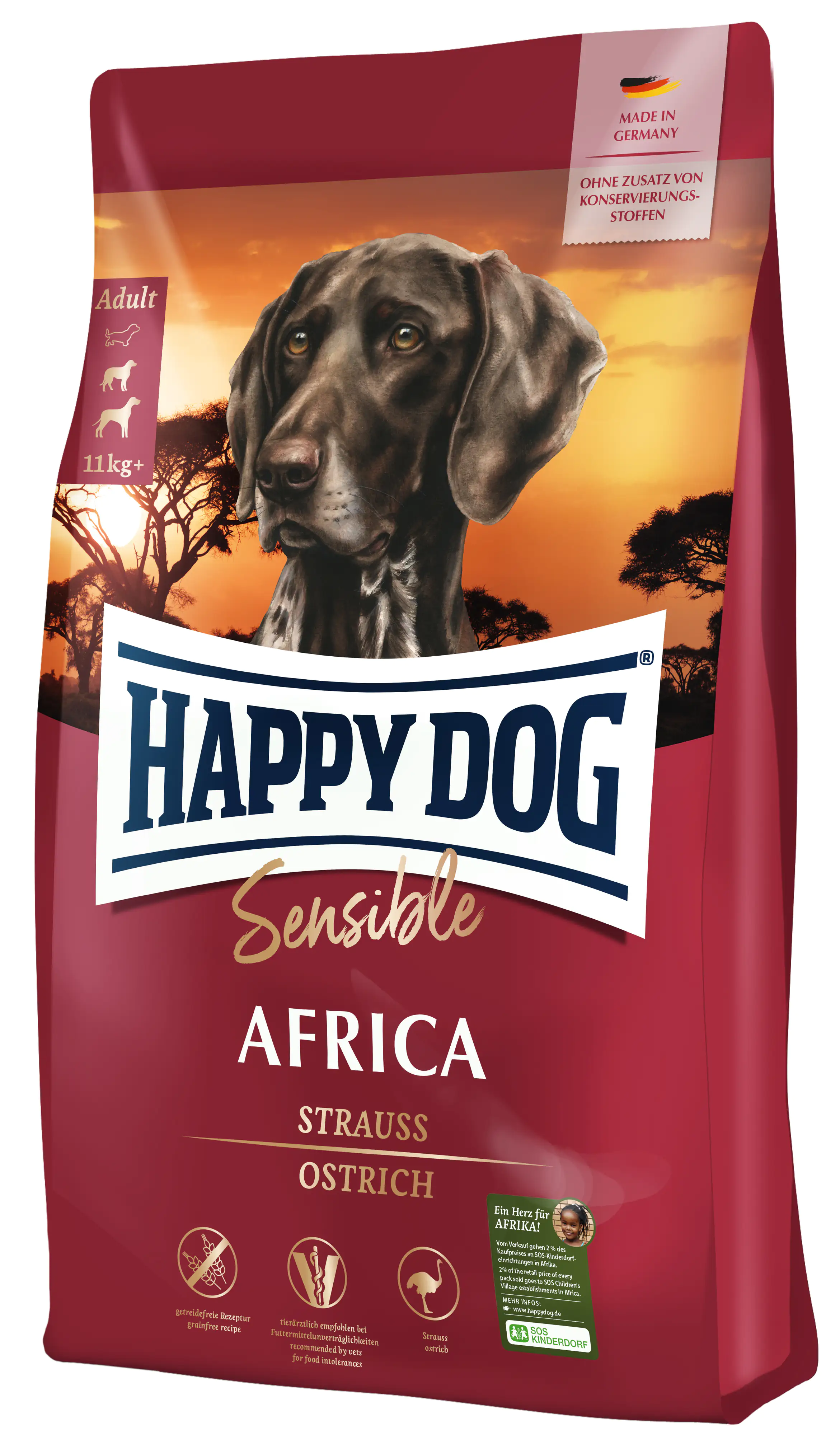 Happy Dog Supreme Sensible Africa 12,5 kg Happy Dog Supreme Sensible Africa 12,5 kg