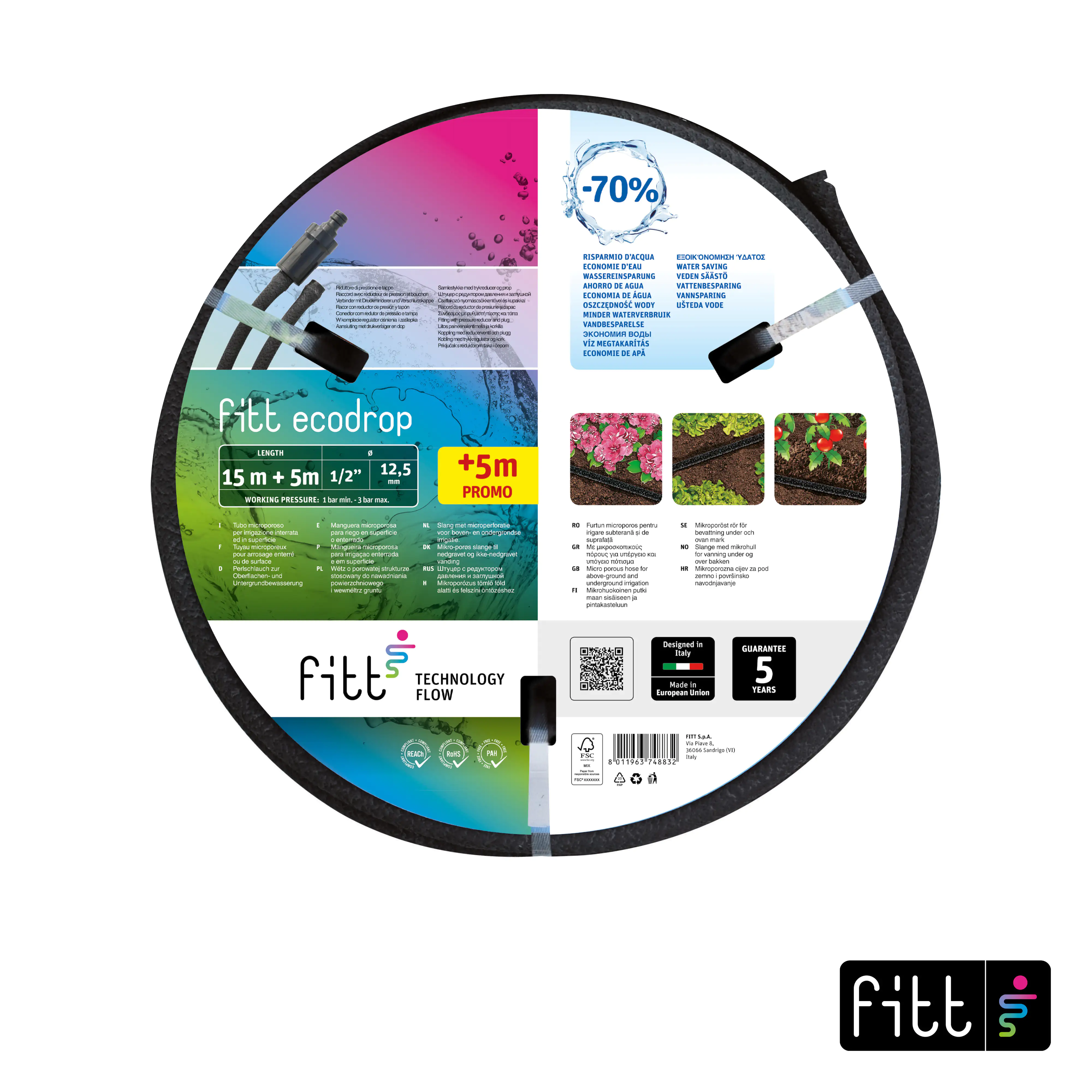 Perlschlauch 20 m 12,5 mm (1/2")