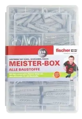 4048962131390 Fischer Dübel UX Meisterbox - 118 Stück