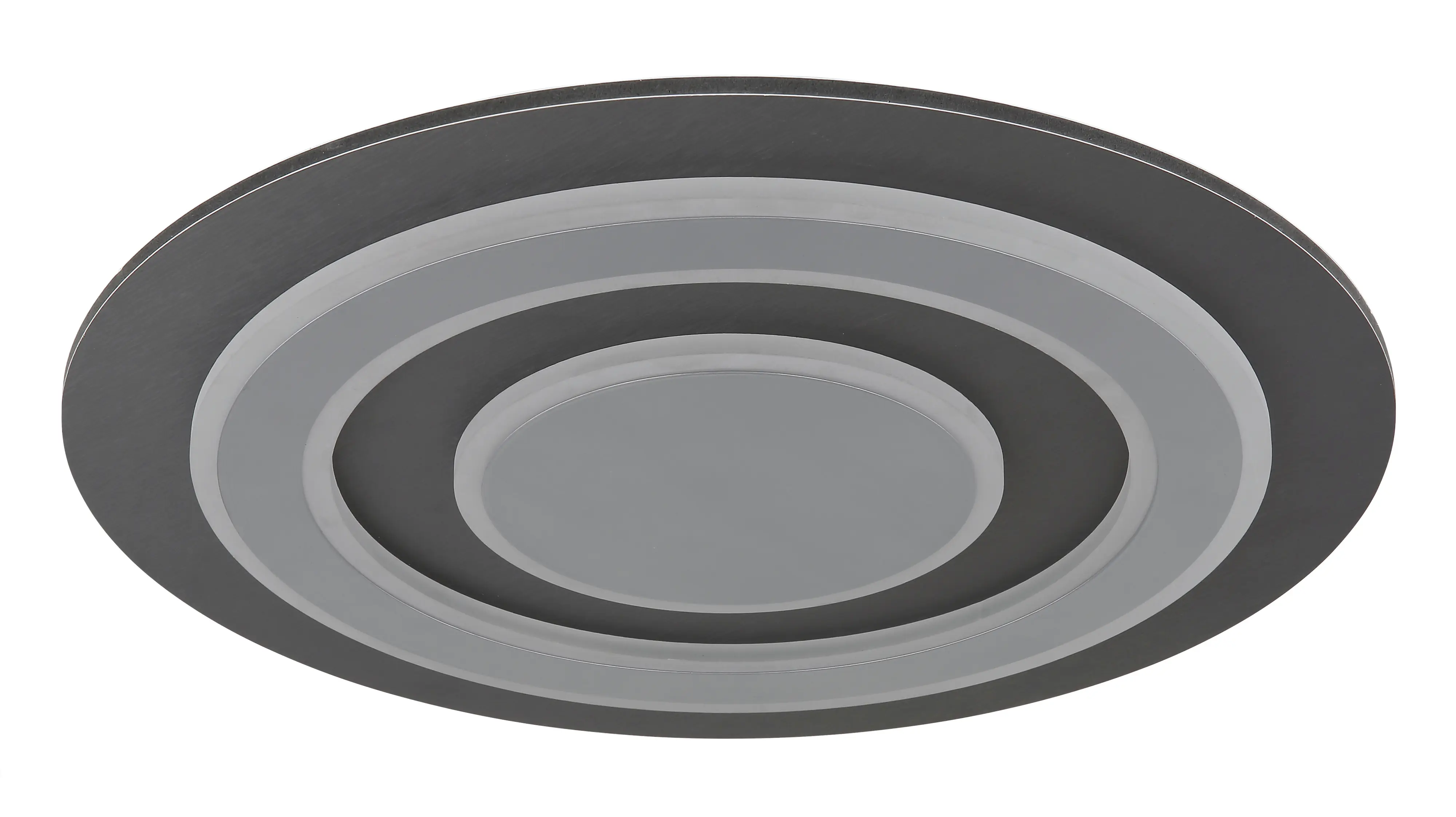 Globo Deckenleuchte Jayden Ø 48 x 5,2 cm anthrazit gebürstet warmweiß