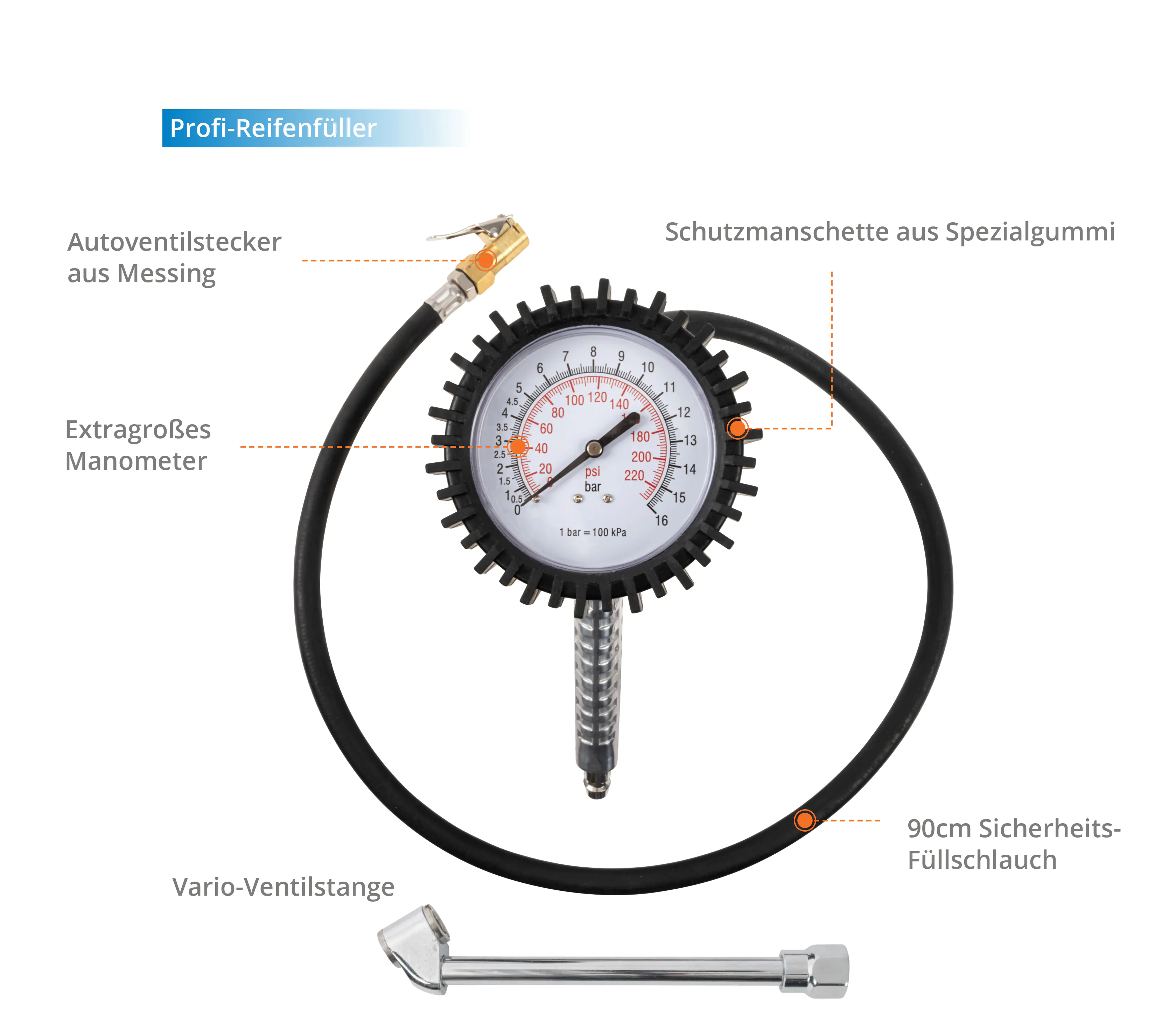 Güde Reifenfüller Profi Güde Reifenfüller Profi