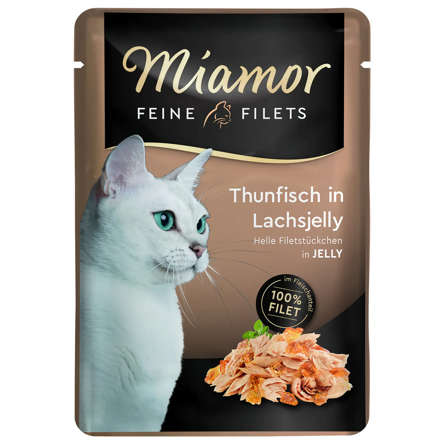 Miamor Feine Filets Thunfisch in Lachsjelly Katzenfutter 100 g