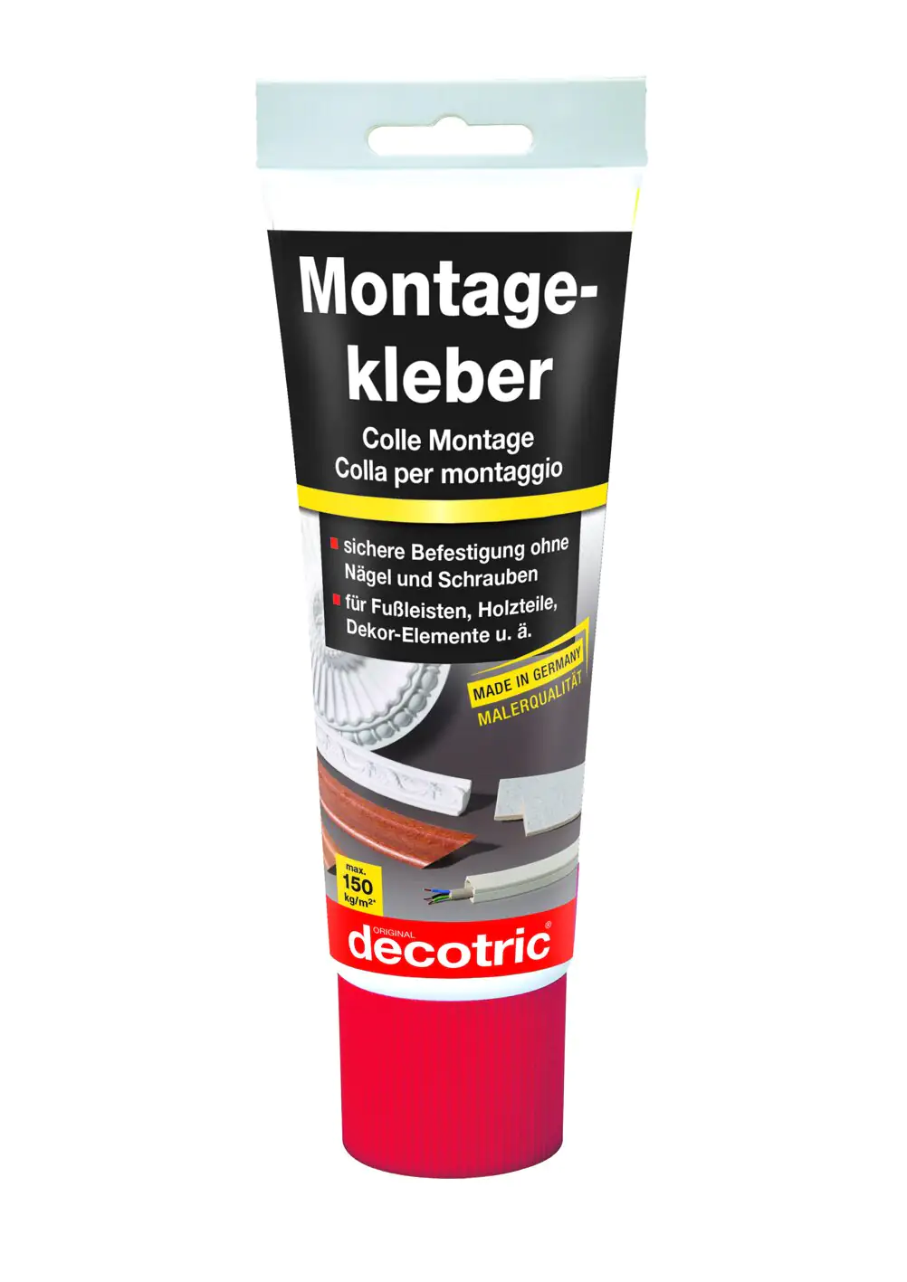 Decotric Montage- und Universalkleber 300 g, lösemittelfrei Decotric Montage- und Universalkleber 300 g, lösemittelfrei