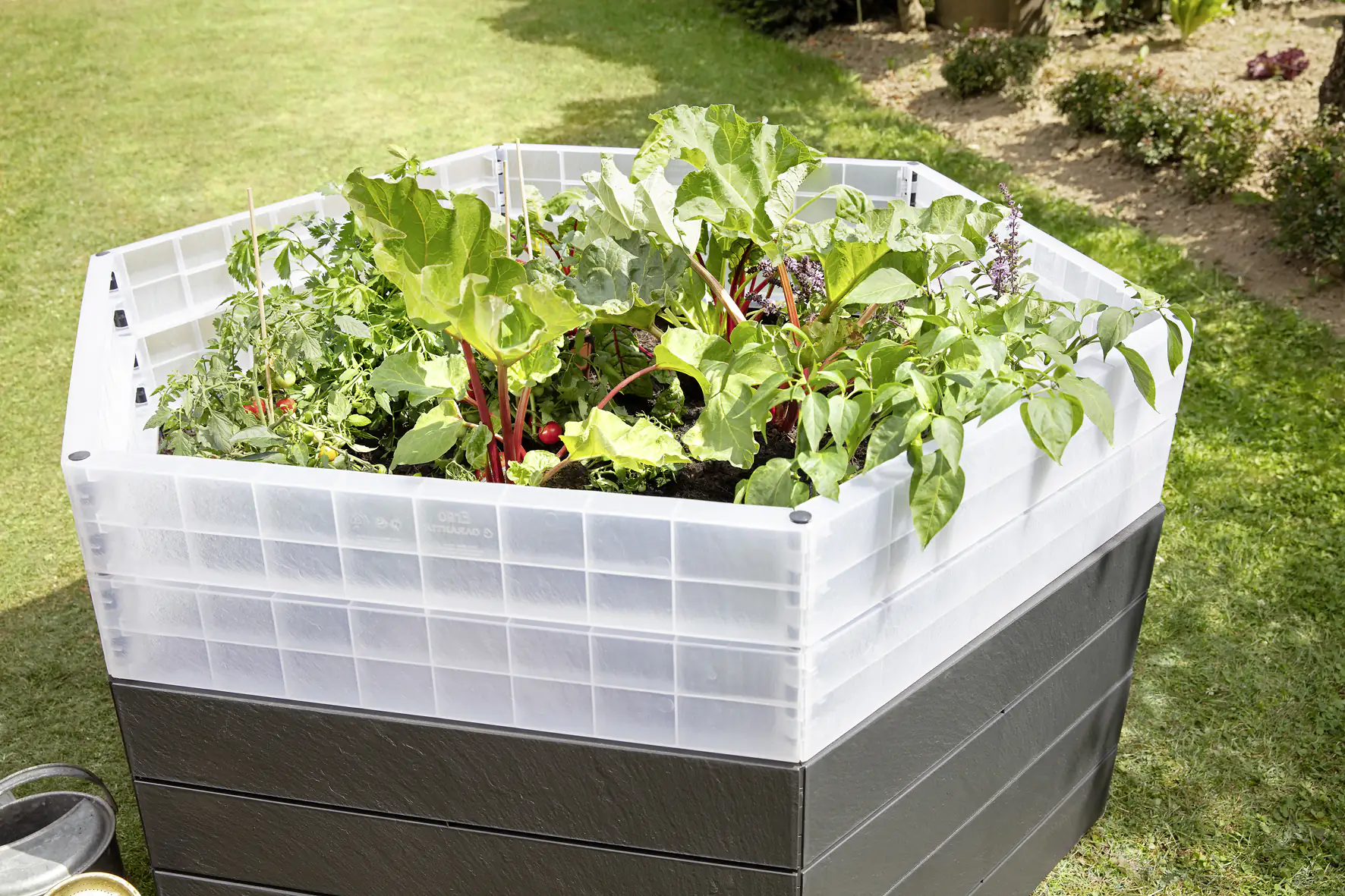 Garantia Hochbeet Ergo Turbo 75 Inkl. FLORA Wassersparsystem Garantia Hochbeet Ergo Turbo 75 Inkl. FLORA Wassersparsystem