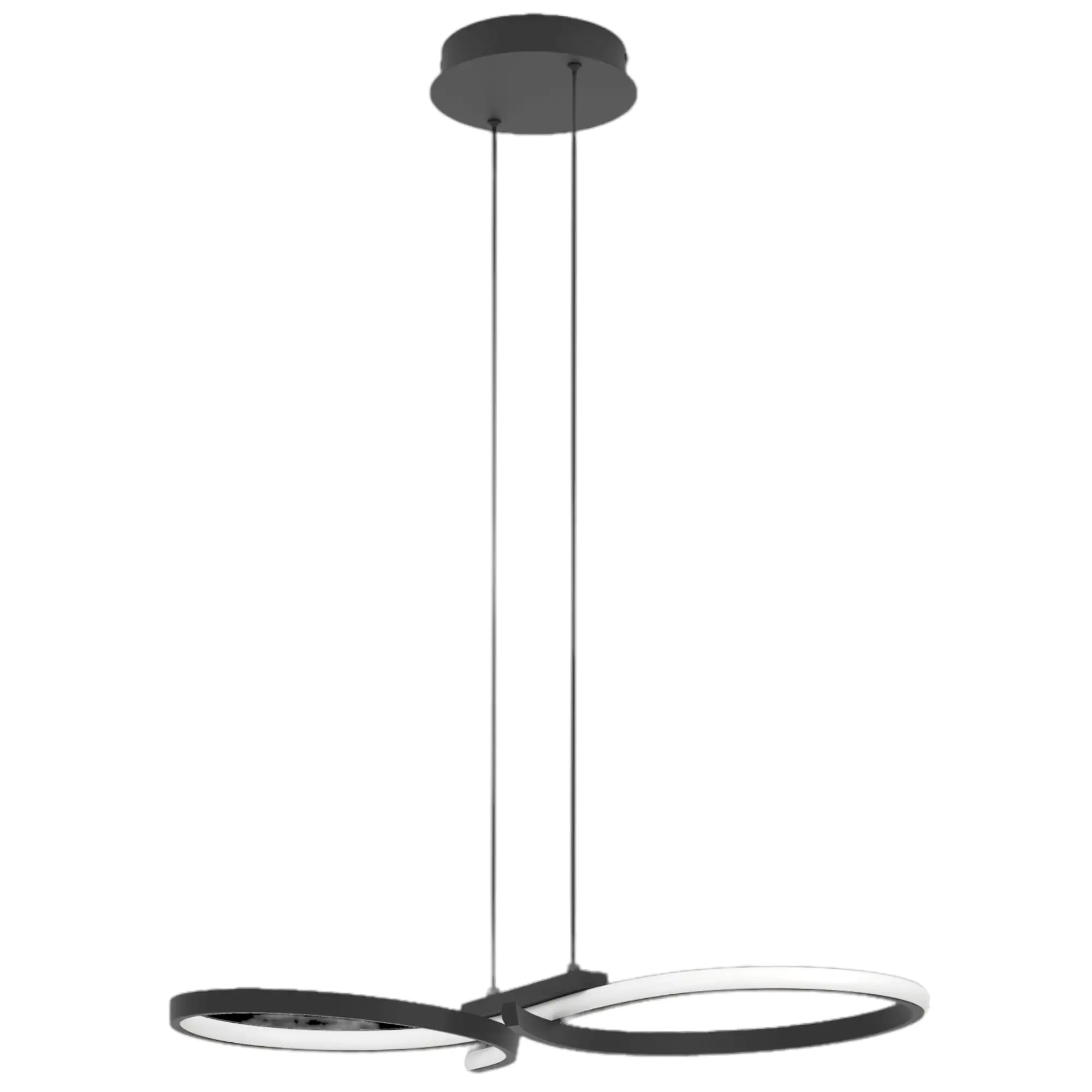 Eglo LED Hängeleuchte Serpins schwarz 66 x 30 x 110 cm Eglo LED Hängeleuchte Serpins schwarz 66 x 30 x 110 cm