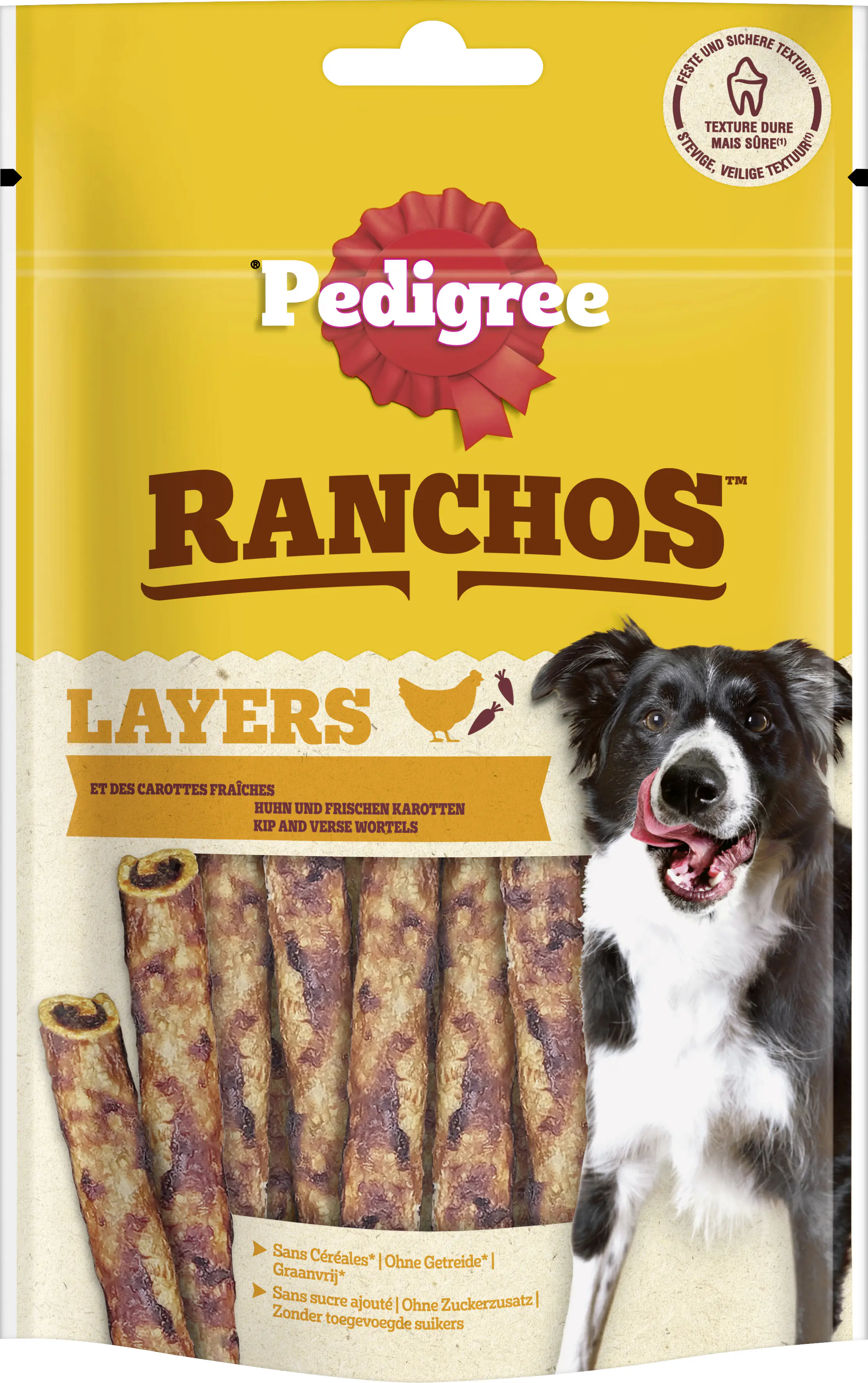Pedigree Ranchos Hundeleckerli Layers mit Huhn 60 g