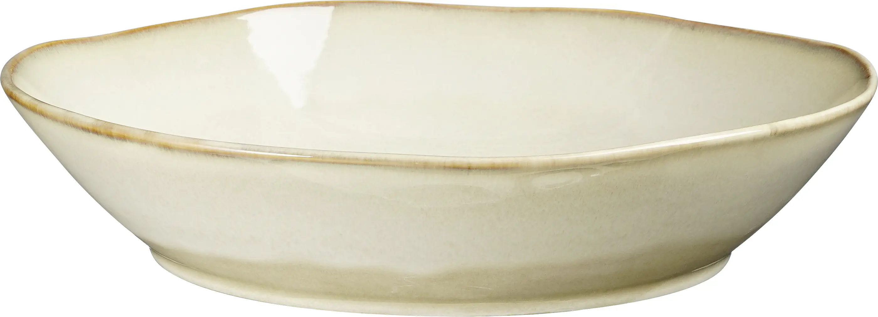 Mica Decorations Schale Racco stoneware 6 x 28 cm beige