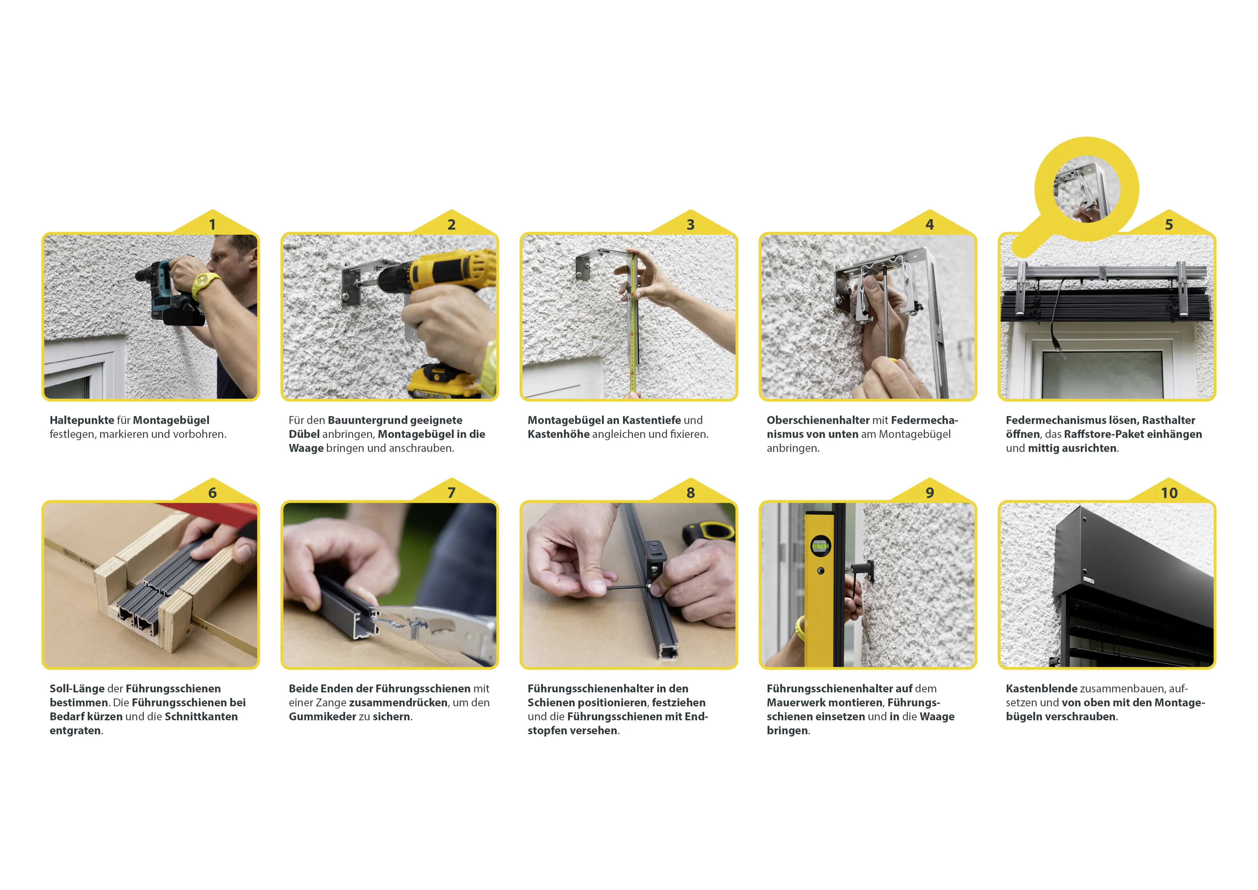 Schellenberg Raffstore Express, anthrazit 190 x 220 cm, Blende 30 cm