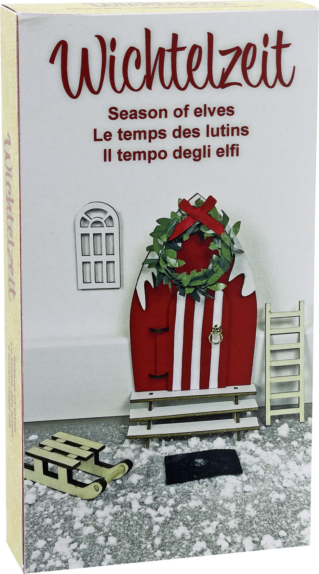 Bastelset Wichtelset rot weiß 7 tlg.