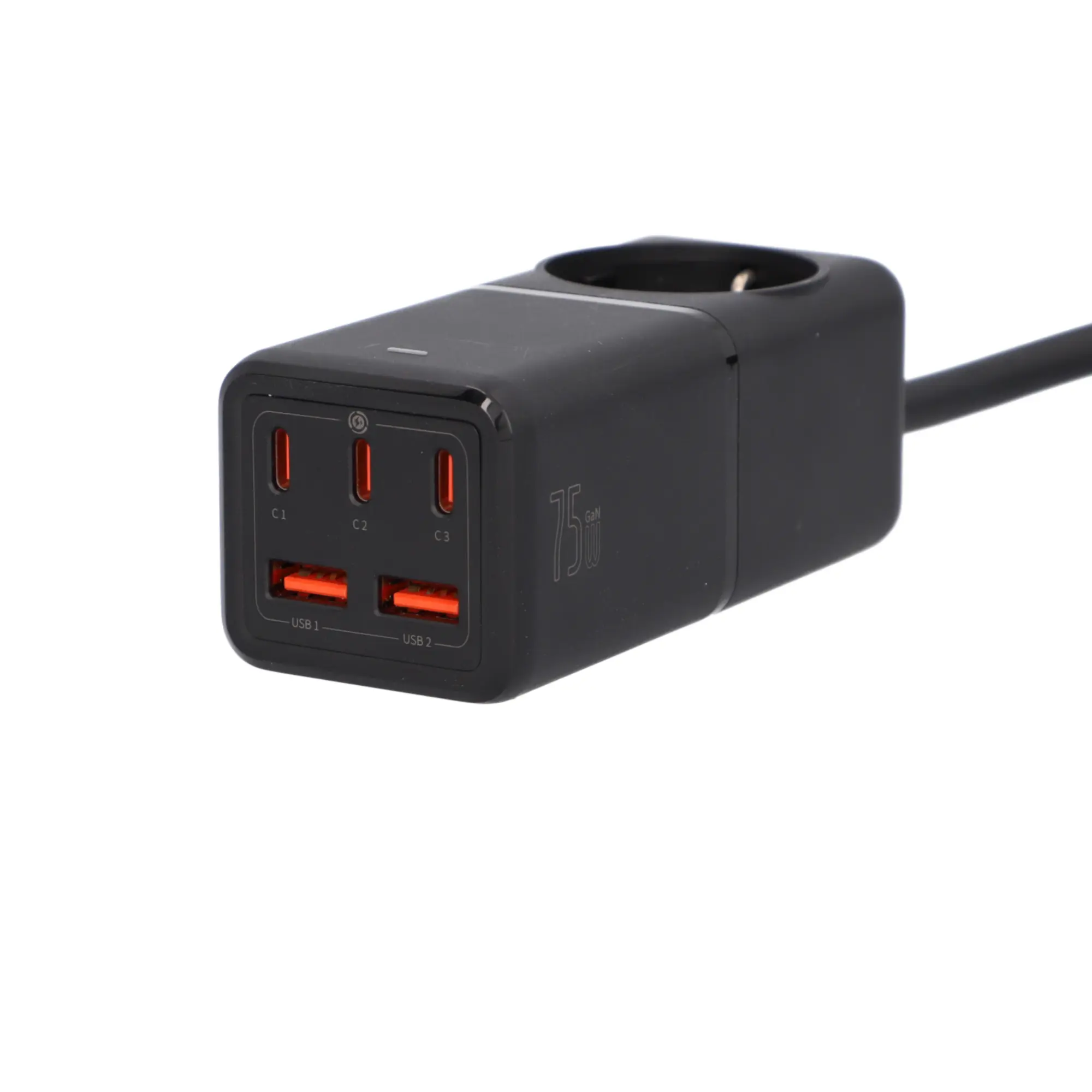 Unitec Tischsteckdose 1-fach inkl. 5x USB A/C 45+30 W 3 m Unitec Tischsteckdose 1-fach inkl. 5x USB A/C 45+30 W 3 m