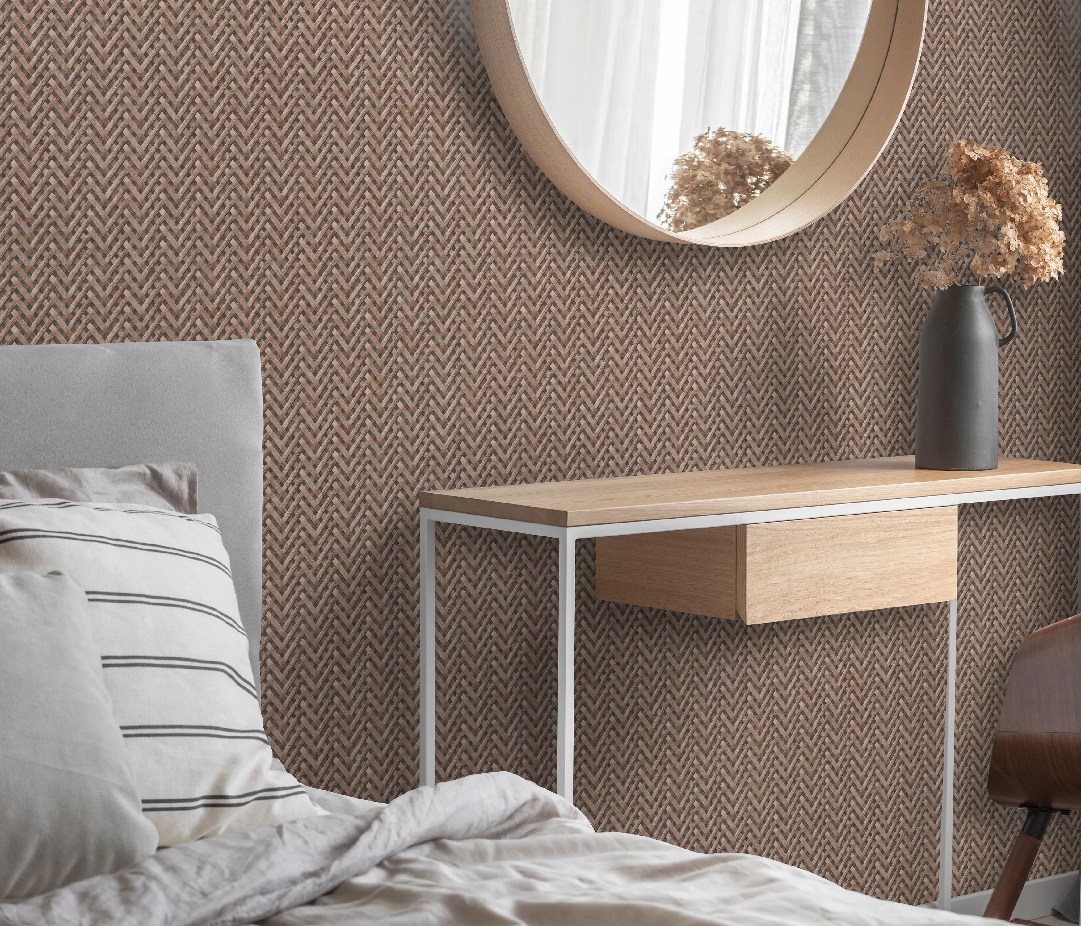 Erismann Vliestapete 10209-11 Code Nature grafik braun 10,05 x 0,53 m