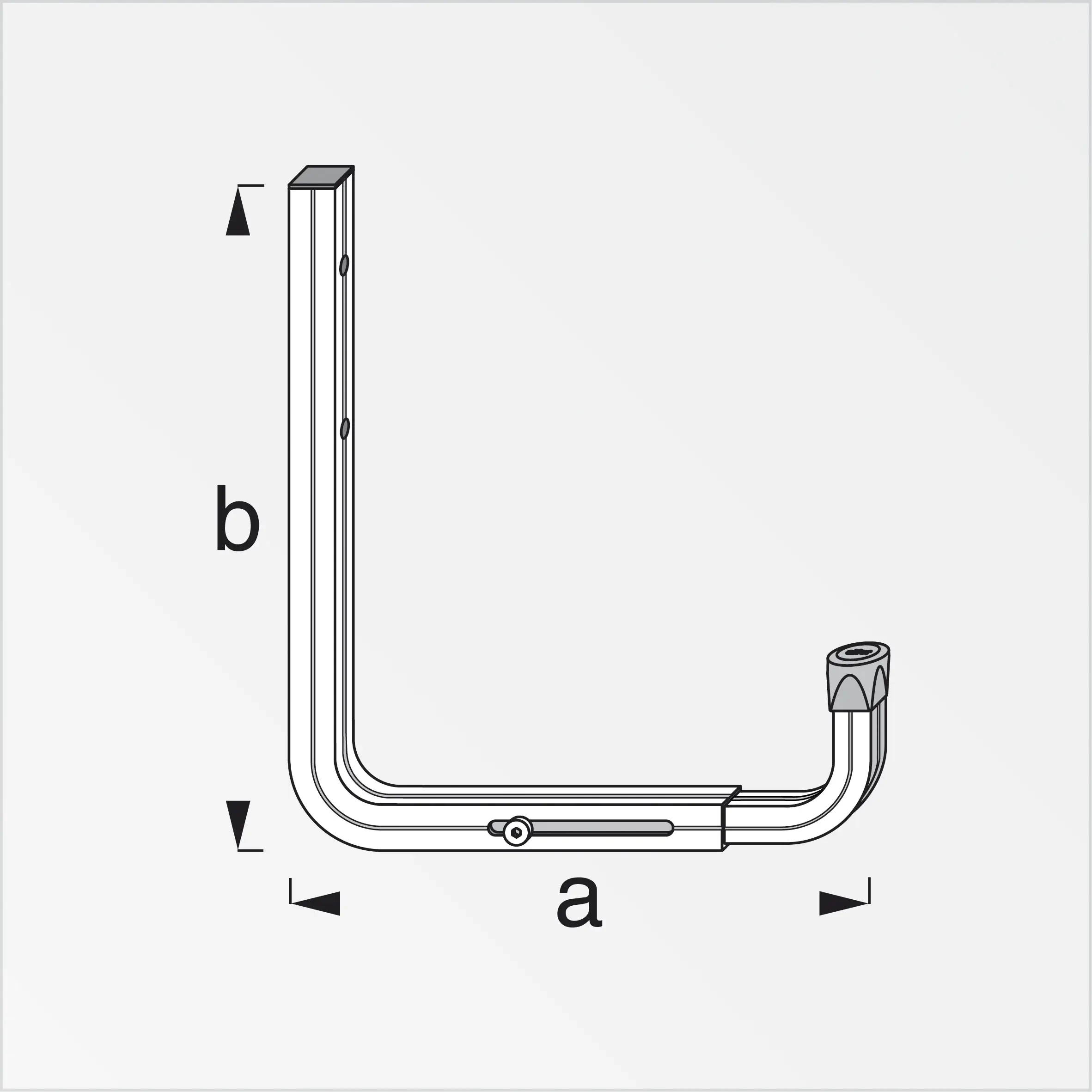 alfer Wand-Blumenkastenhalter 255 mm 255 x 230 mm Aluminium roh blank alfer Wand-Blumenkastenhalter 255 mm 255 x 230 mm Aluminium roh blank
