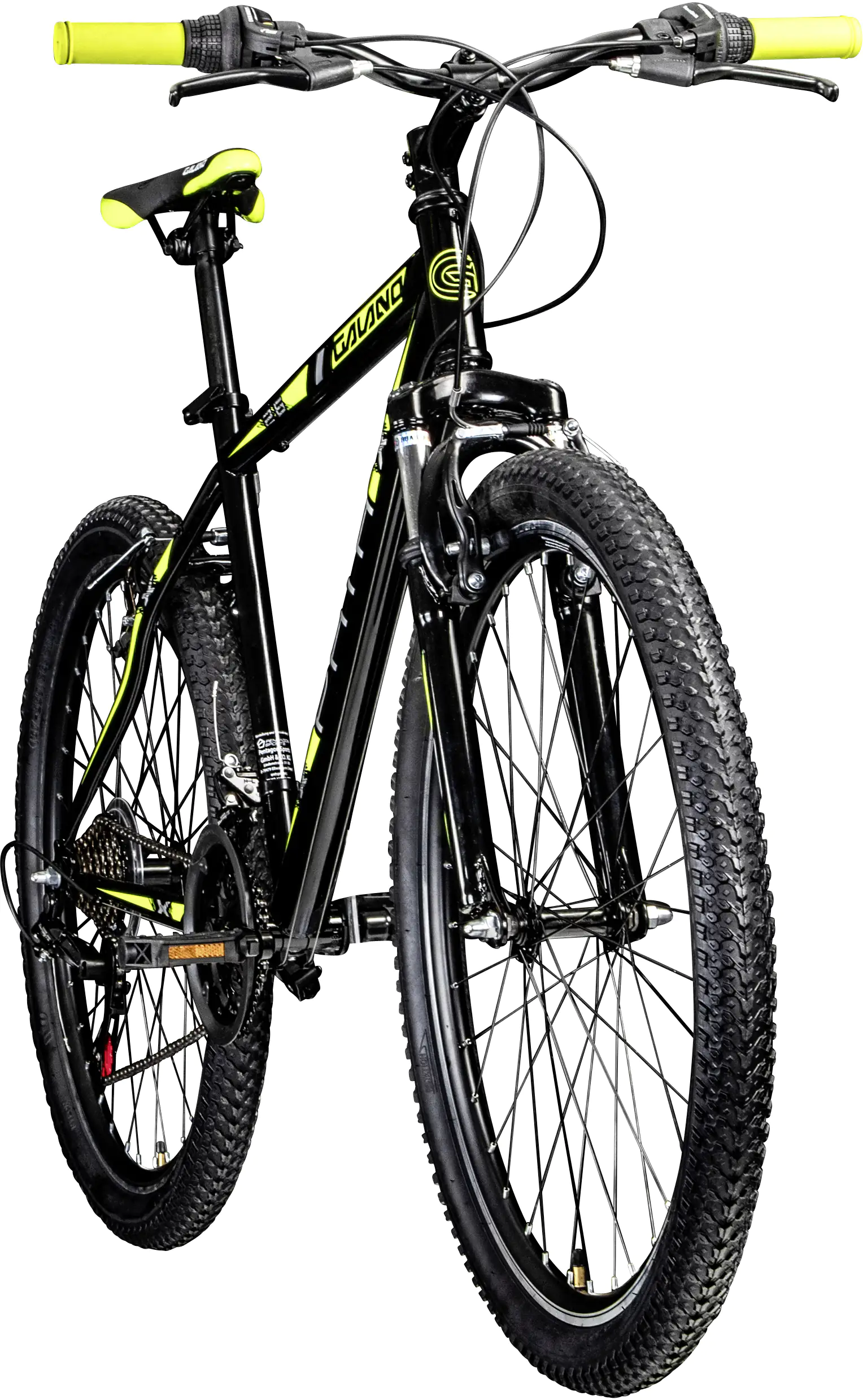 Galano Mountainbike Path MTB Hardtail Unisex 26 Zoll 21-Gang schwarz grün