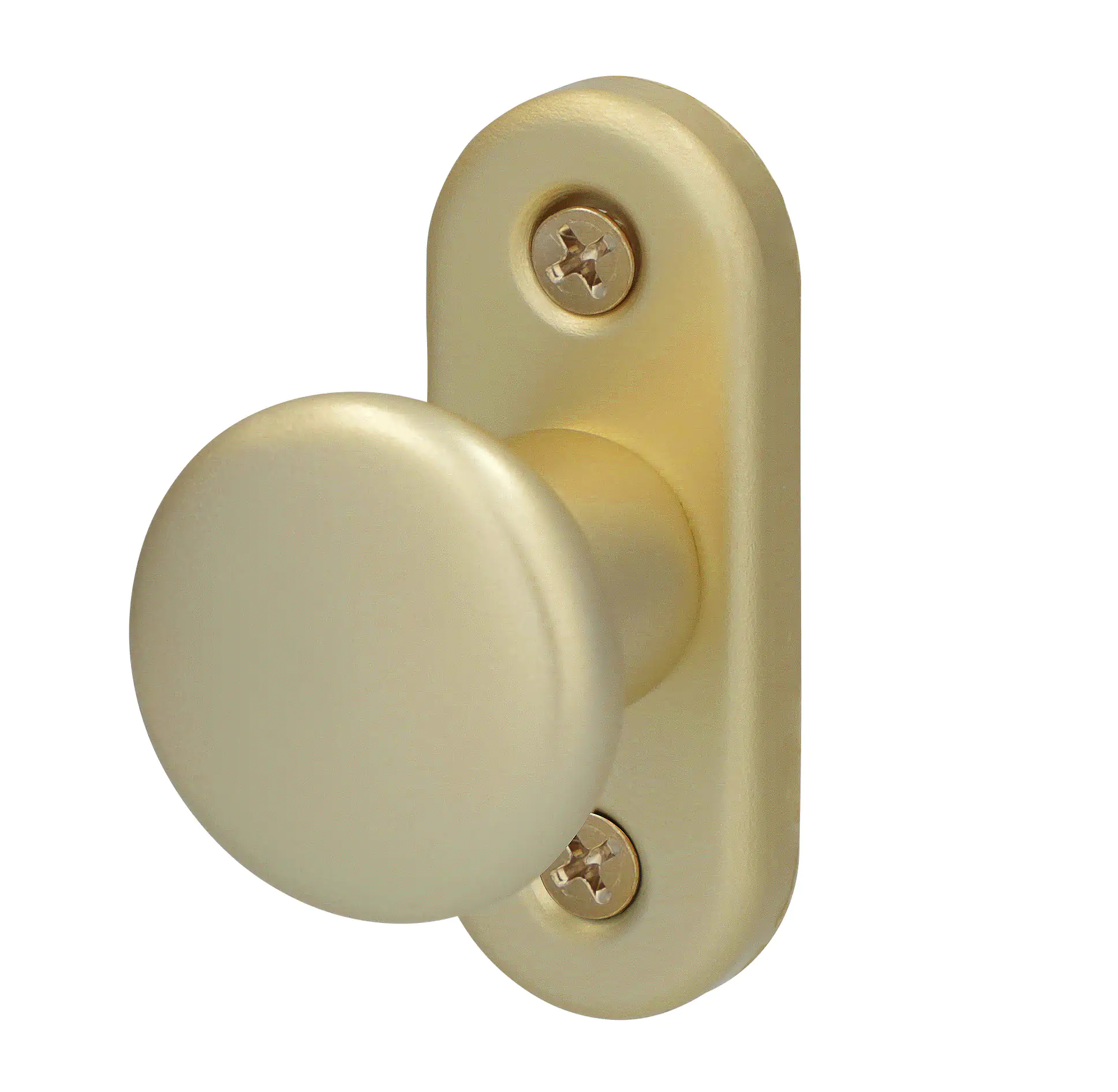 Alpertec Hebetürknopf Aluminium F2 neusilber