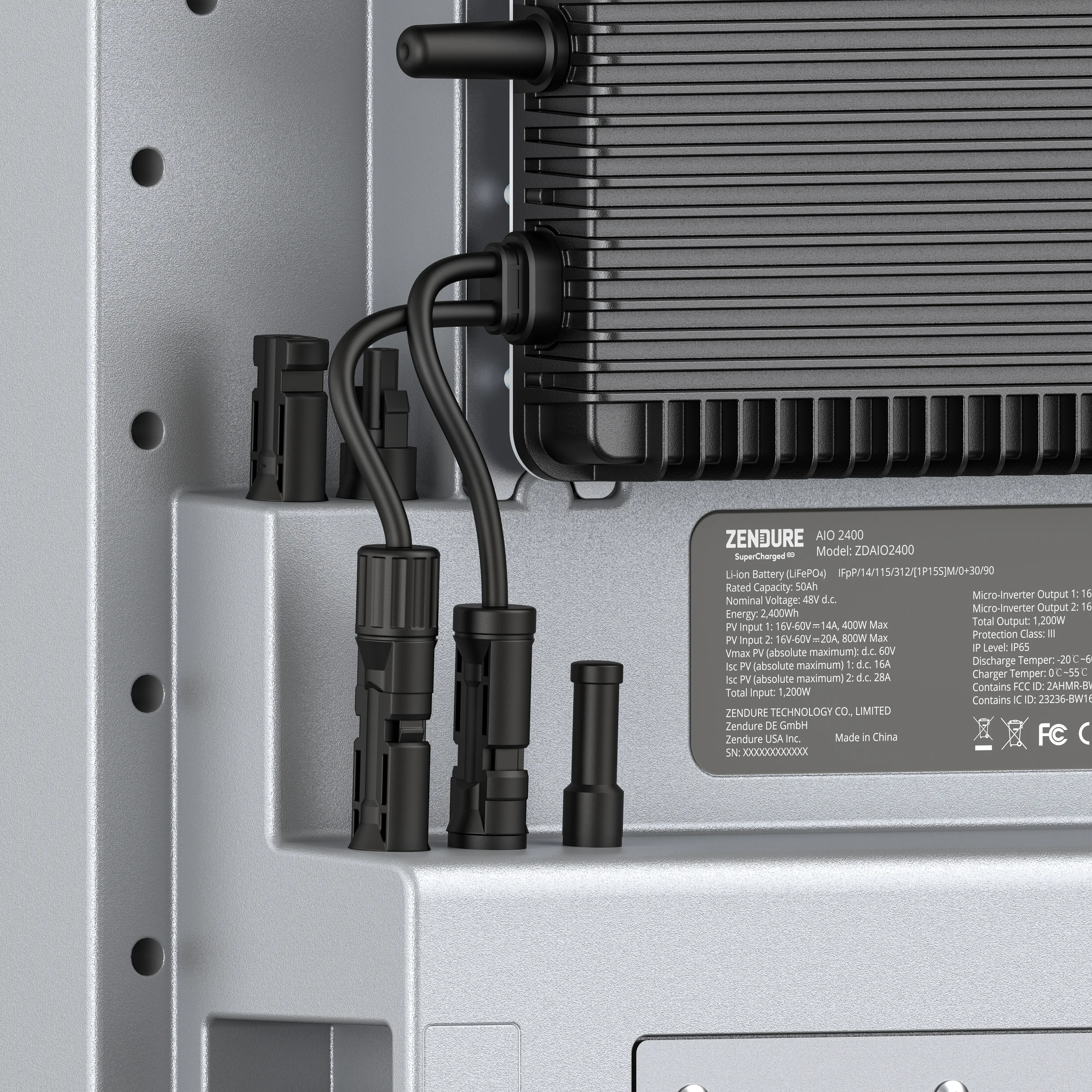 Zendure Balkonkraftwerk-Speicher AIO2400 2240Wh