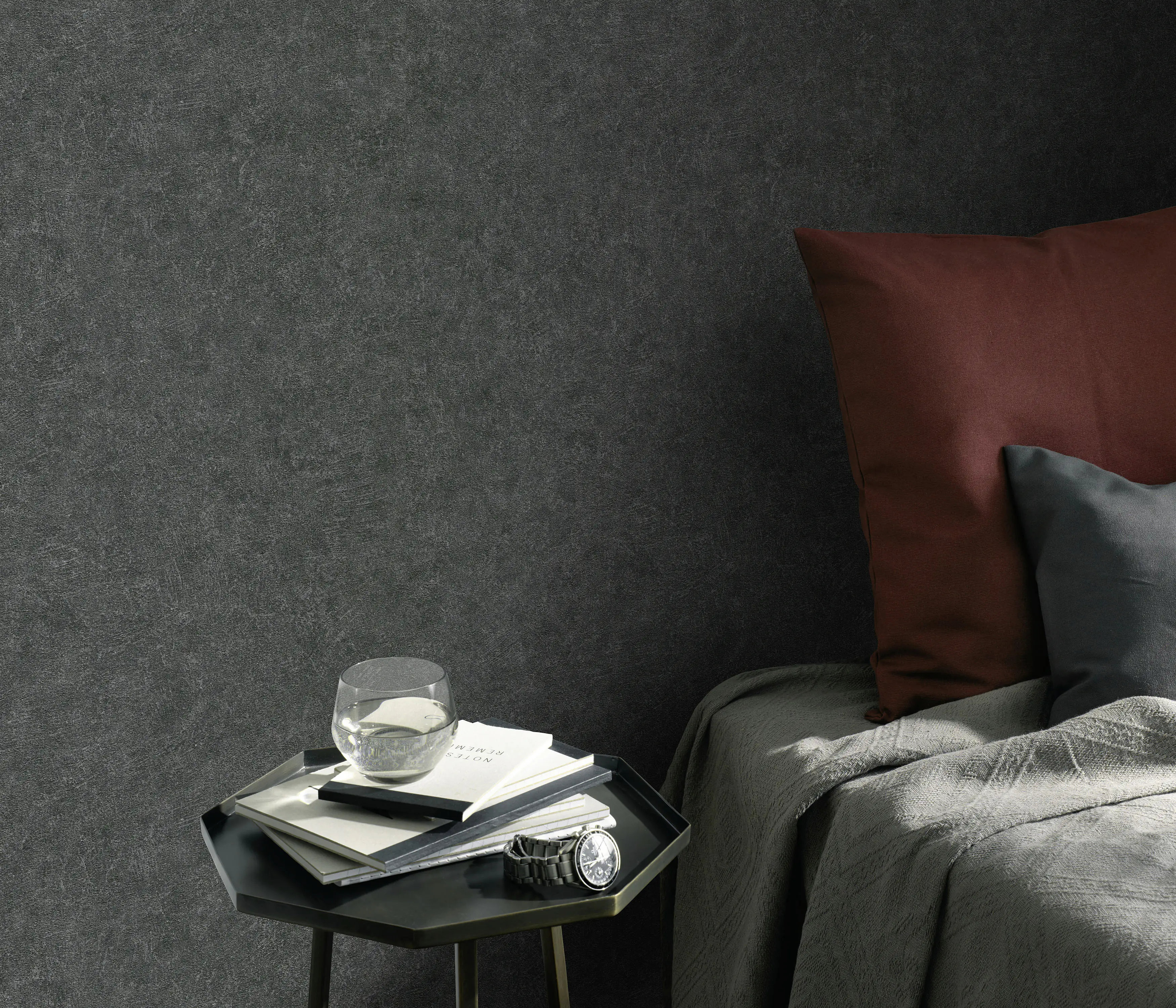 Erismann Vliestapete 10377-15 Fashion for Walls 4 uni schwarz 10,05 x 0,53 m Erismann Vliestapete 10377-15 Fashion for Walls 4 uni schwarz 10,05 x 0,53 m