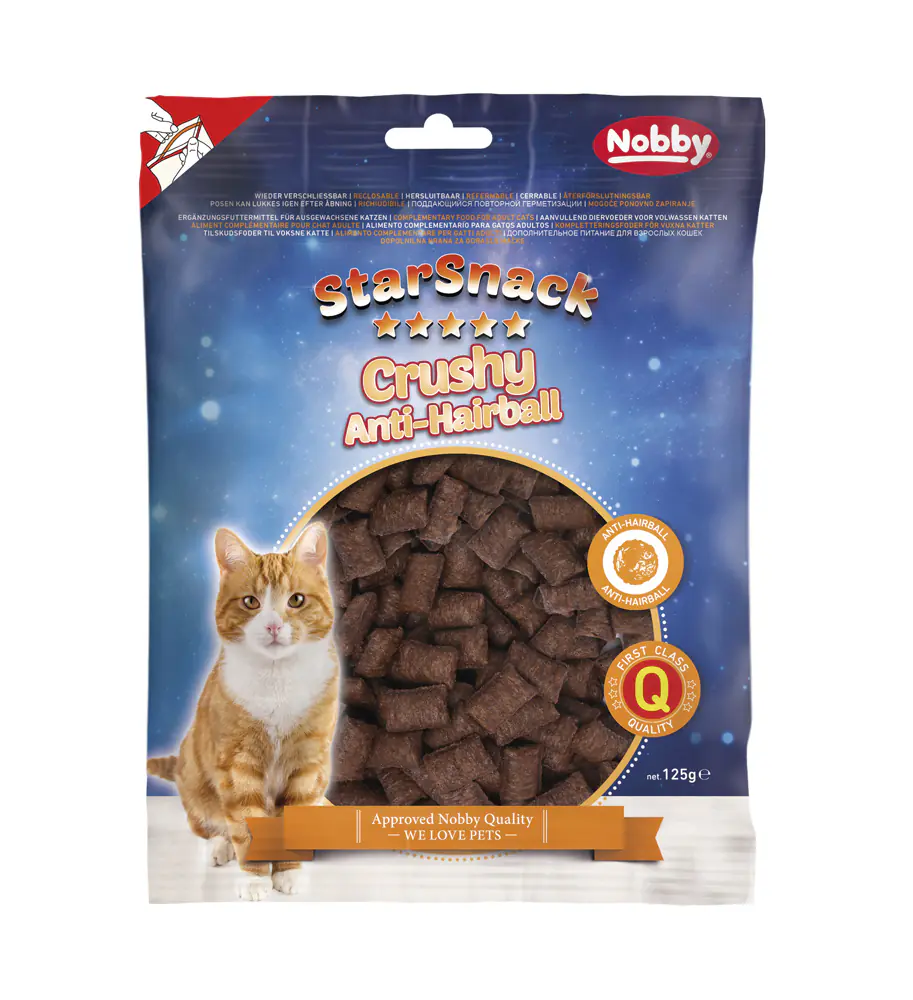 Nobby StarSnack Katzenleckerli Crushy Anti-Hairball 125 g