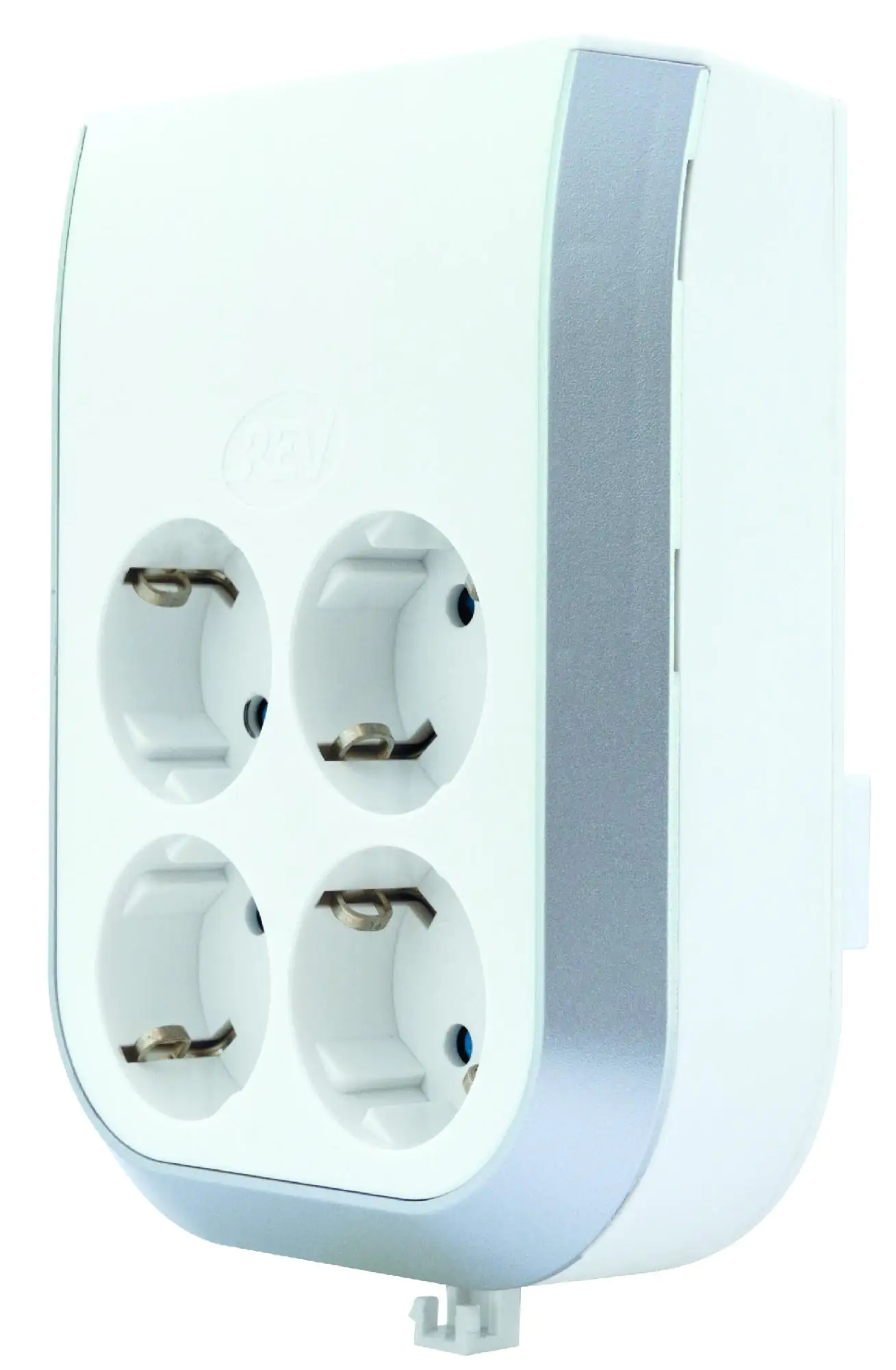 REV Multi-Power Steckdosenerweiterung 4-fach weiß, mit Abstandshalter REV Multi-Power Steckdosenerweiterung 4-fach weiß, mit Abstandshalter