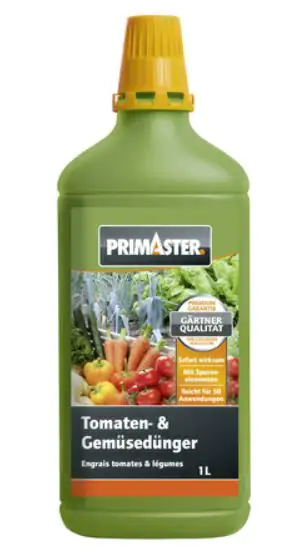Primaster Flüssigdünger Tomaten und Gemüse 1 L Primaster Flüssigdünger Tomaten und Gemüse 1 L