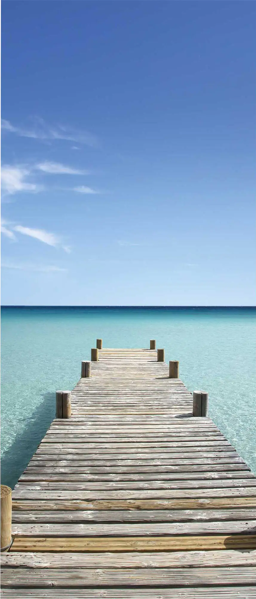 Breuer Duschrückwand Steg Foto 90x210x0,3 cm