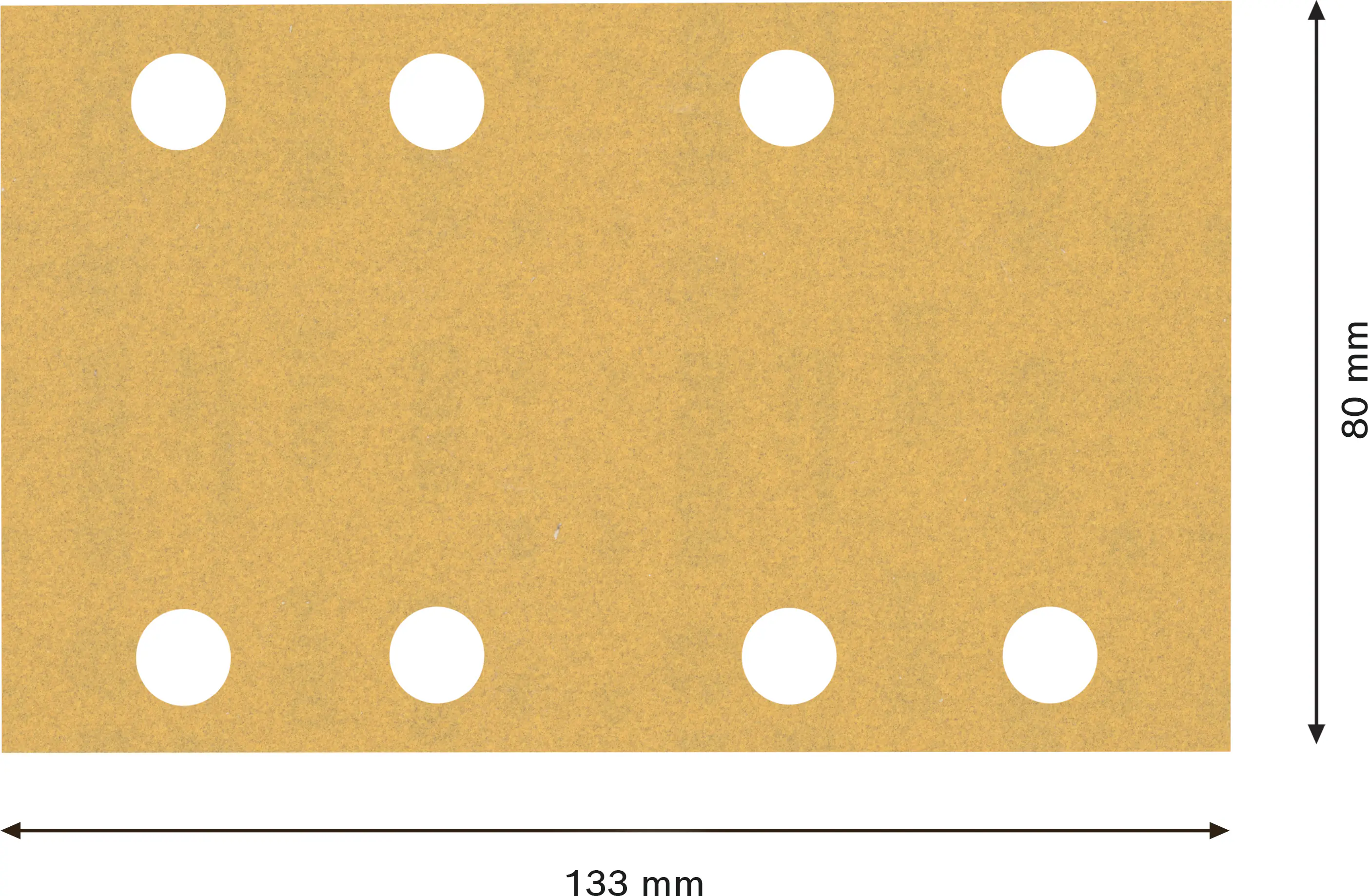 Bosch Expert C470 Schleifpapier für Schwingschleifer 80 x 133 mm G 180 10-teilig