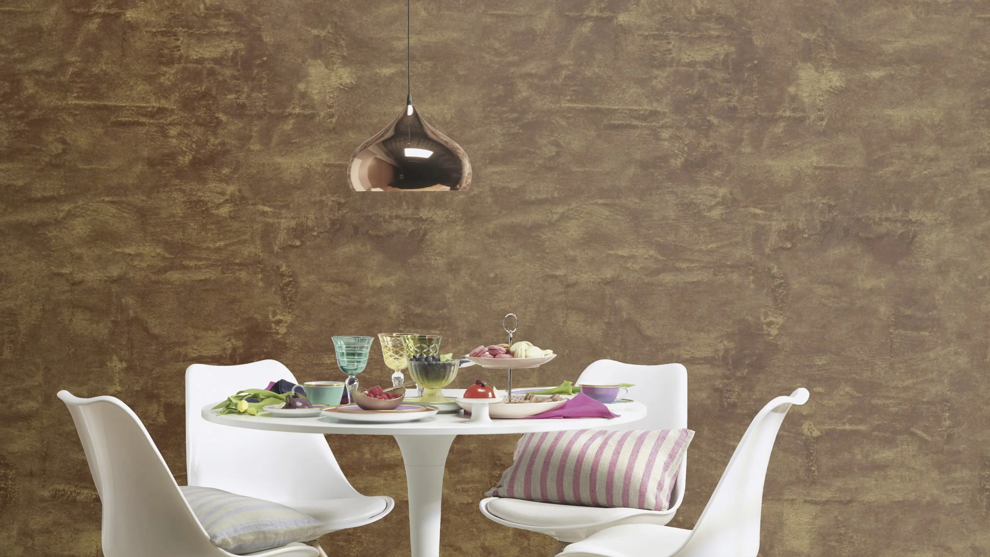 Rasch Vliestapete 499711 Braun-Rostbraun Muster & Motive 10,05 m x 0,53 m