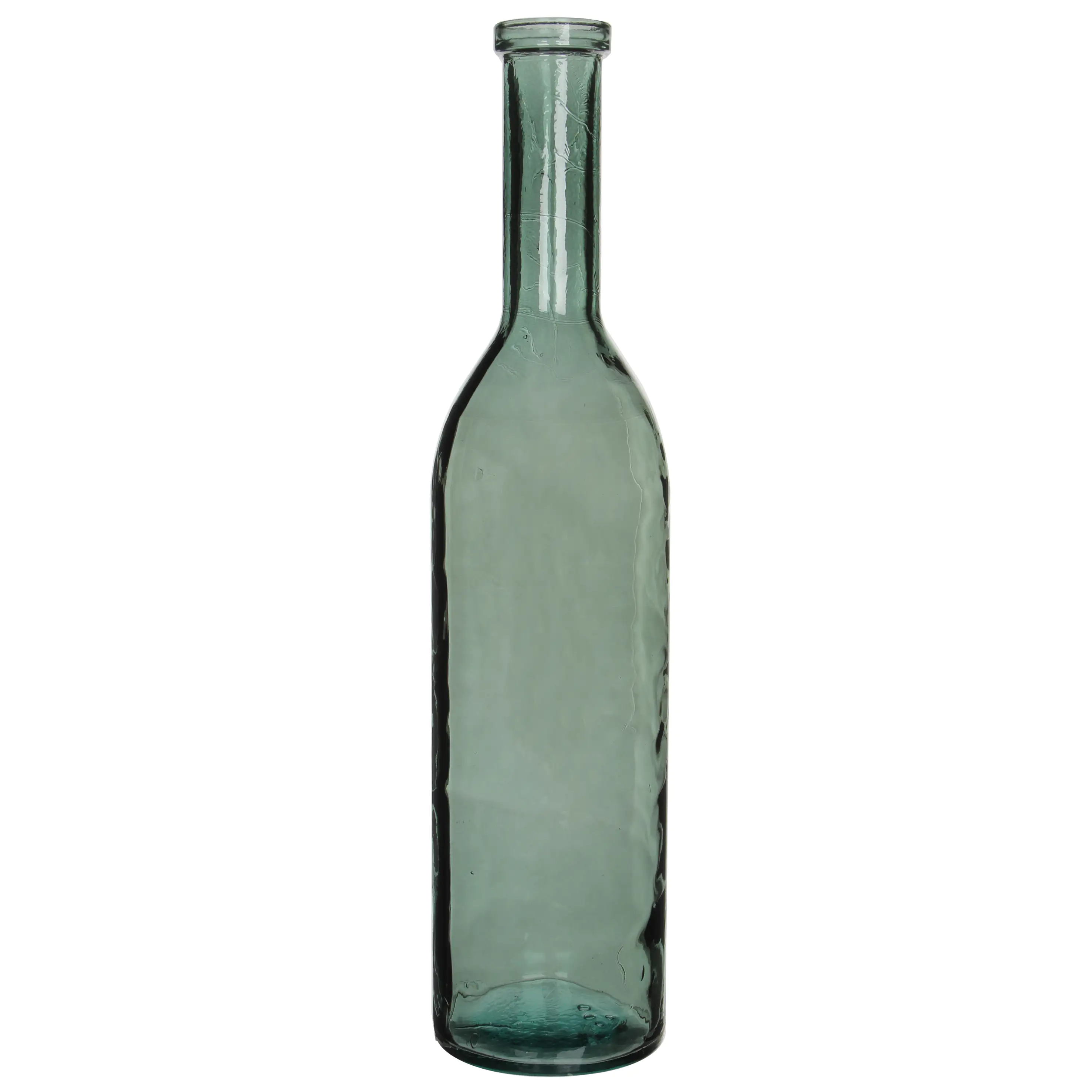 Mica Glas Flasche Rioja grau-grün, 100 x 21 cm