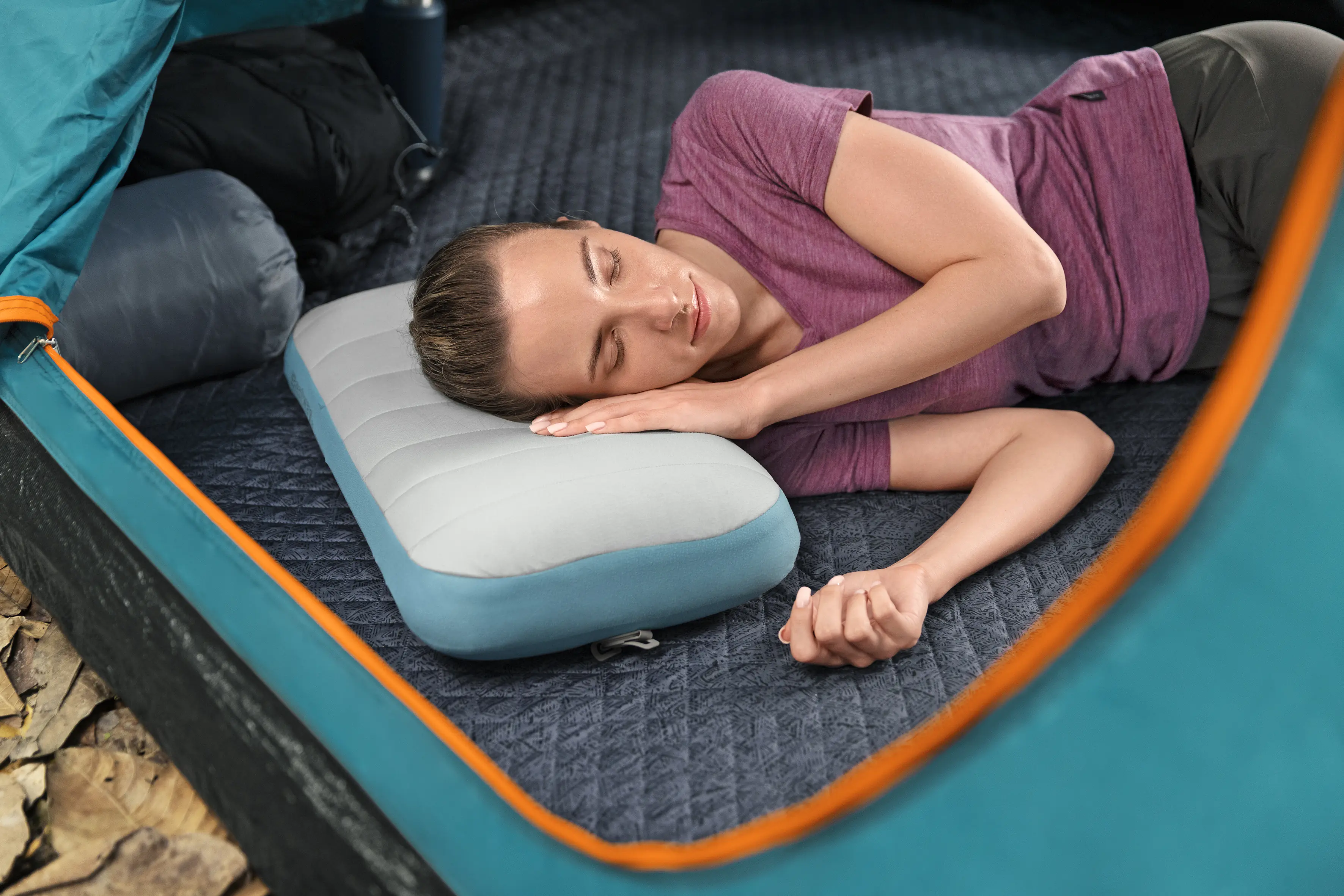 Bestway Luftkissen Alpinelie türkis 50 x 28 x 12 cm