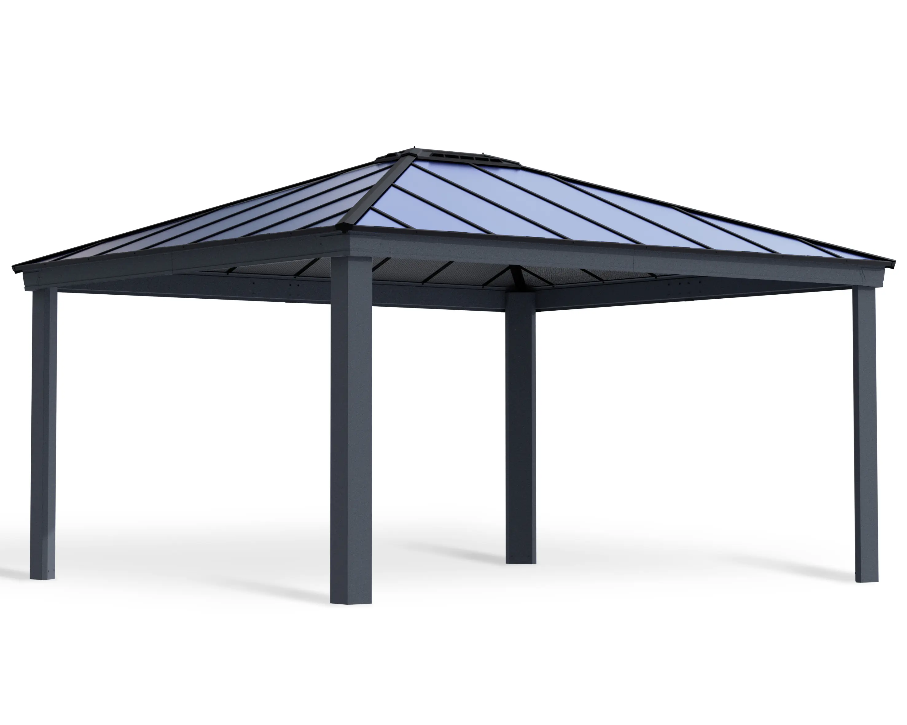 Canopia Carport Colorado Grau Alu 426 x 487 cm