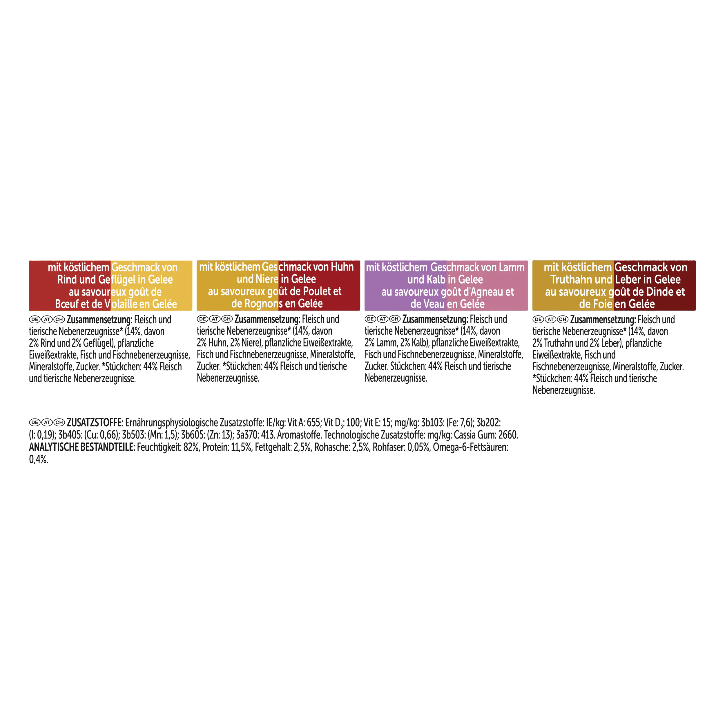 Felix Doppelt Lecker Geschmacksvielfalt vom Land Katzenfutter 12 x 85g