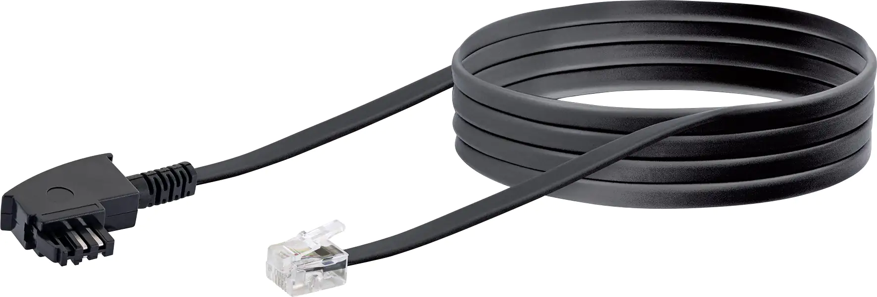Schwaiger Telefon Anschlusskabel TAL6236 533 TAE (N) RJ11 schwarz, 6,0m, 1x TAE (N) / 1x RJ11 Schwaiger Telefon Anschlusskabel TAL6236 533 TAE (N) RJ11 schwarz, 6,0m, 1x TAE (N) / 1x RJ11
