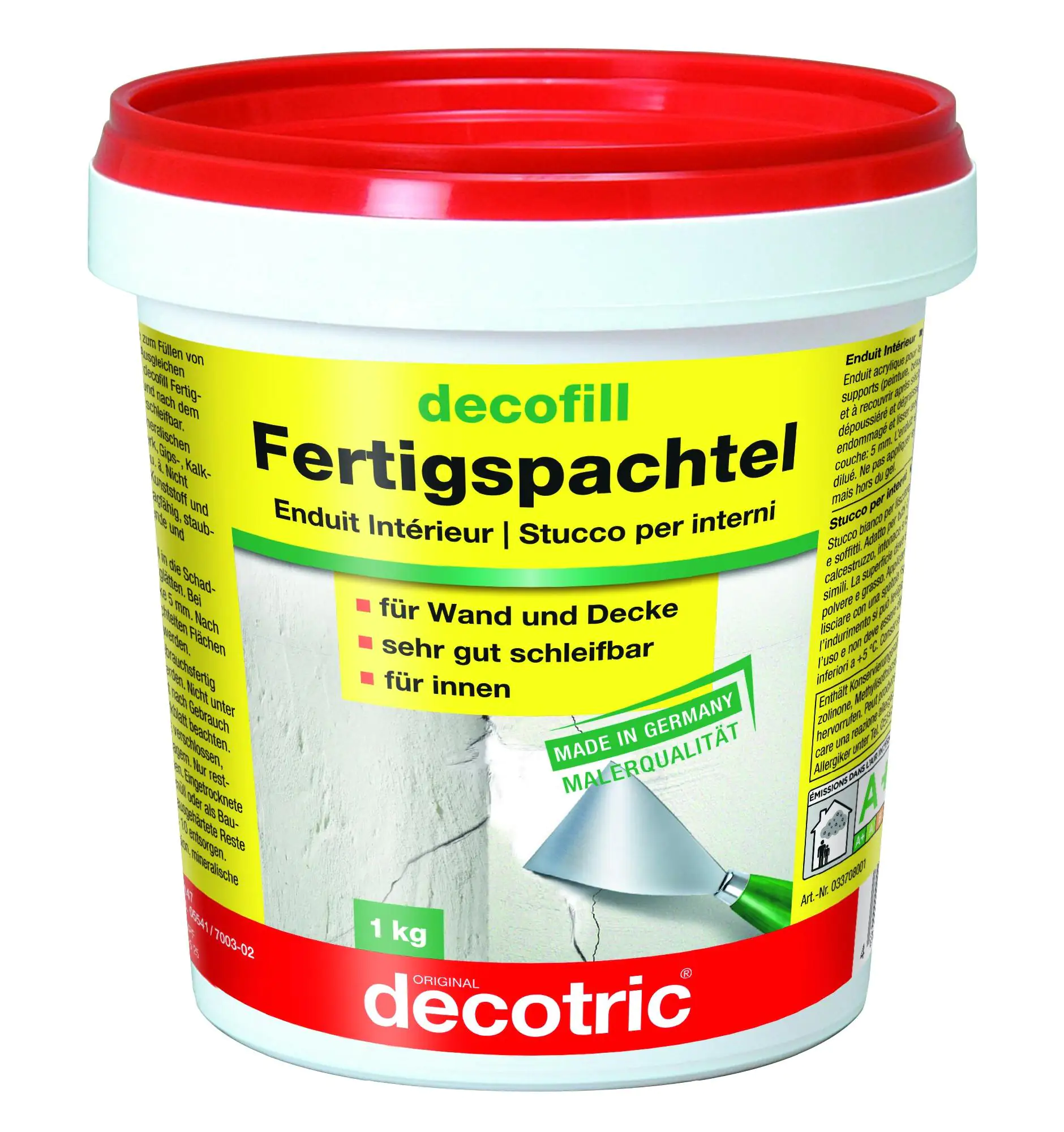 Decotric Decofill Fertigspachtel 1 kg