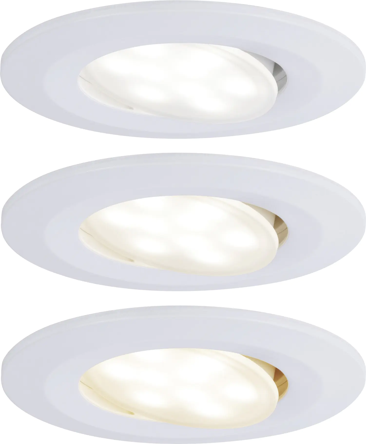 Paulmann LED Einbauleuchte Calla weiß matt 3 x 5,5 W schwenkbar 3er Set