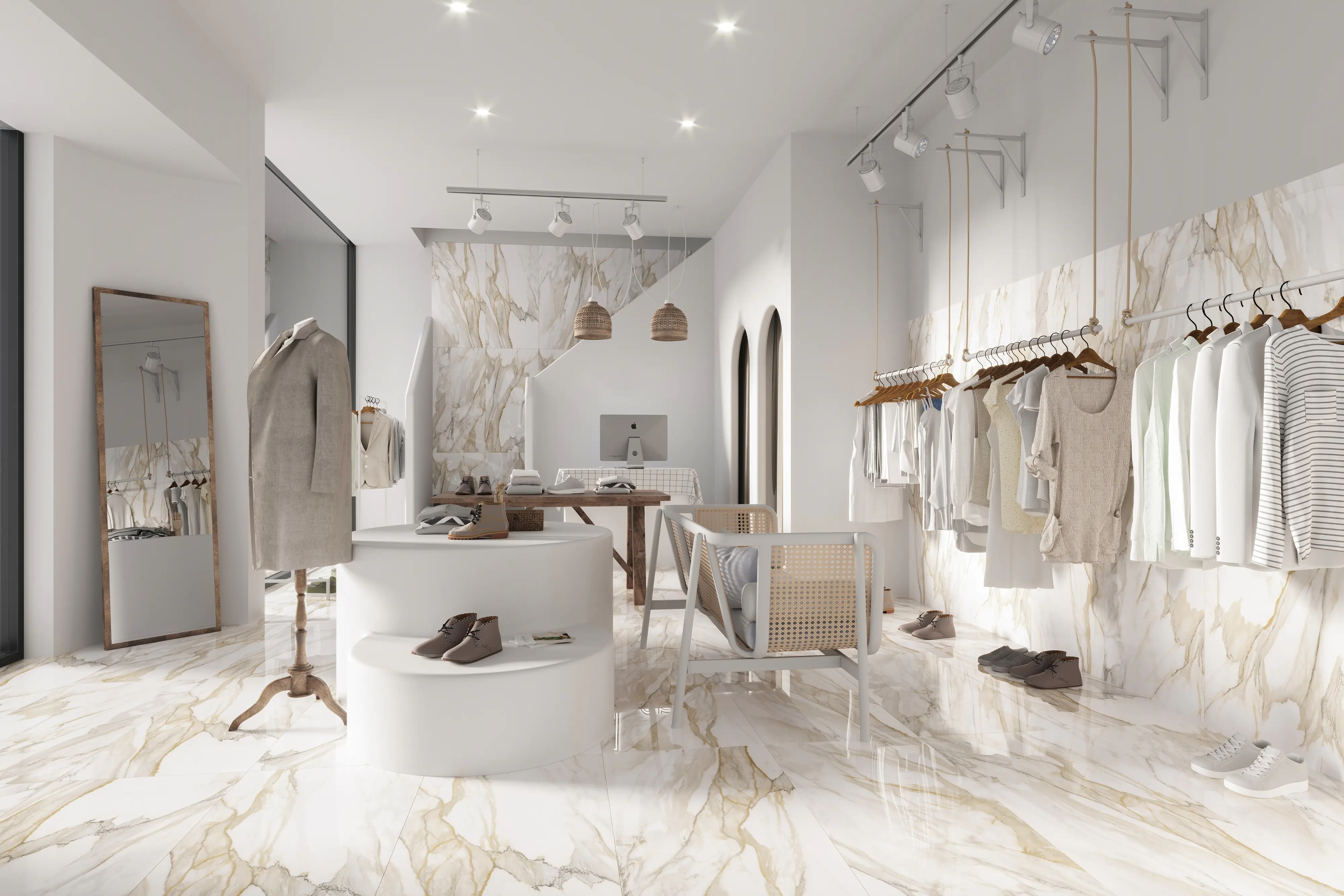 Wandfliese Calacatta Gold 30 x 60 cm gold