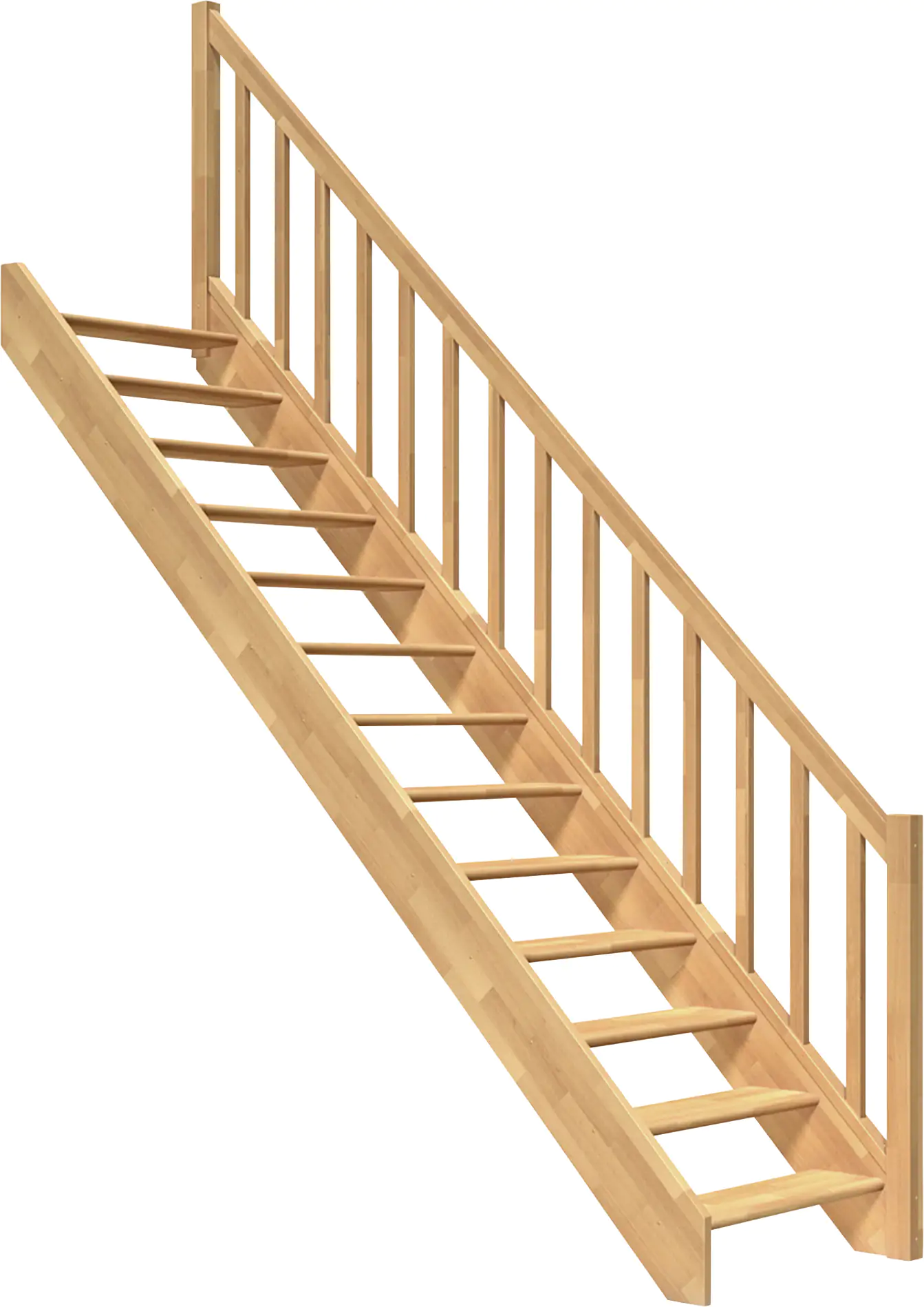Dolle Raumspartreppen Paris gerade Buche versiegelt inkl. Geländer Dolle Raumspartreppen Paris gerade Buche versiegelt inkl. Geländer