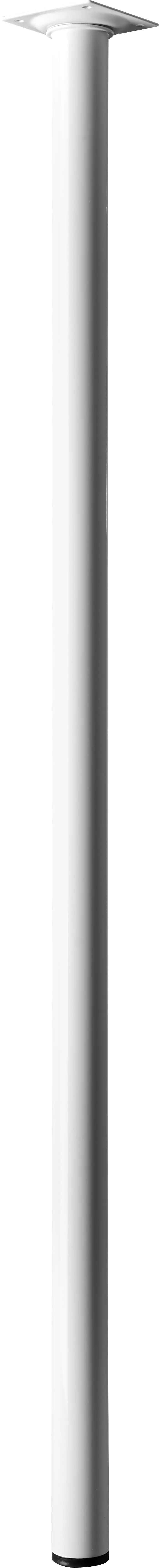 Hettich Tischbein 3,0 x 80 cm Stahl weiß - 1 Stück Hettich Tischbein 3,0 x 80 cm Stahl weiß - 1 Stück