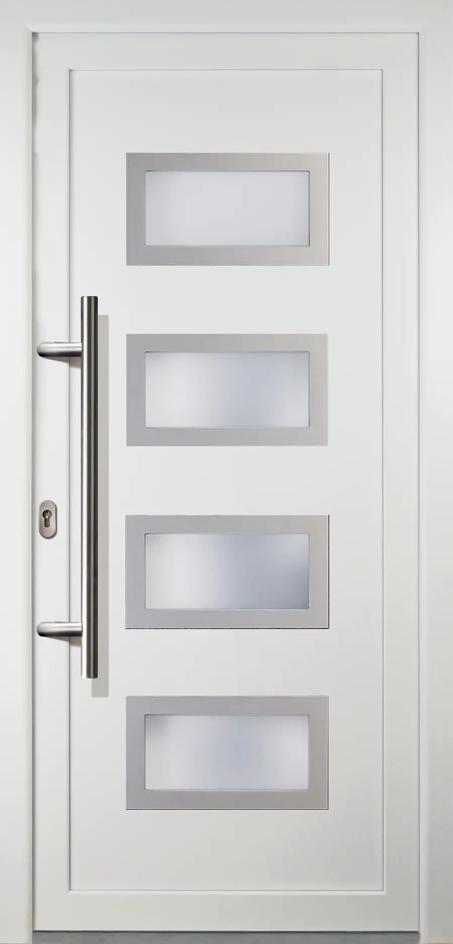4060691048053 Meeth Haustür Signum Exclusiv PVC Modell 92 108 x 208 cm, DIN links, weiß