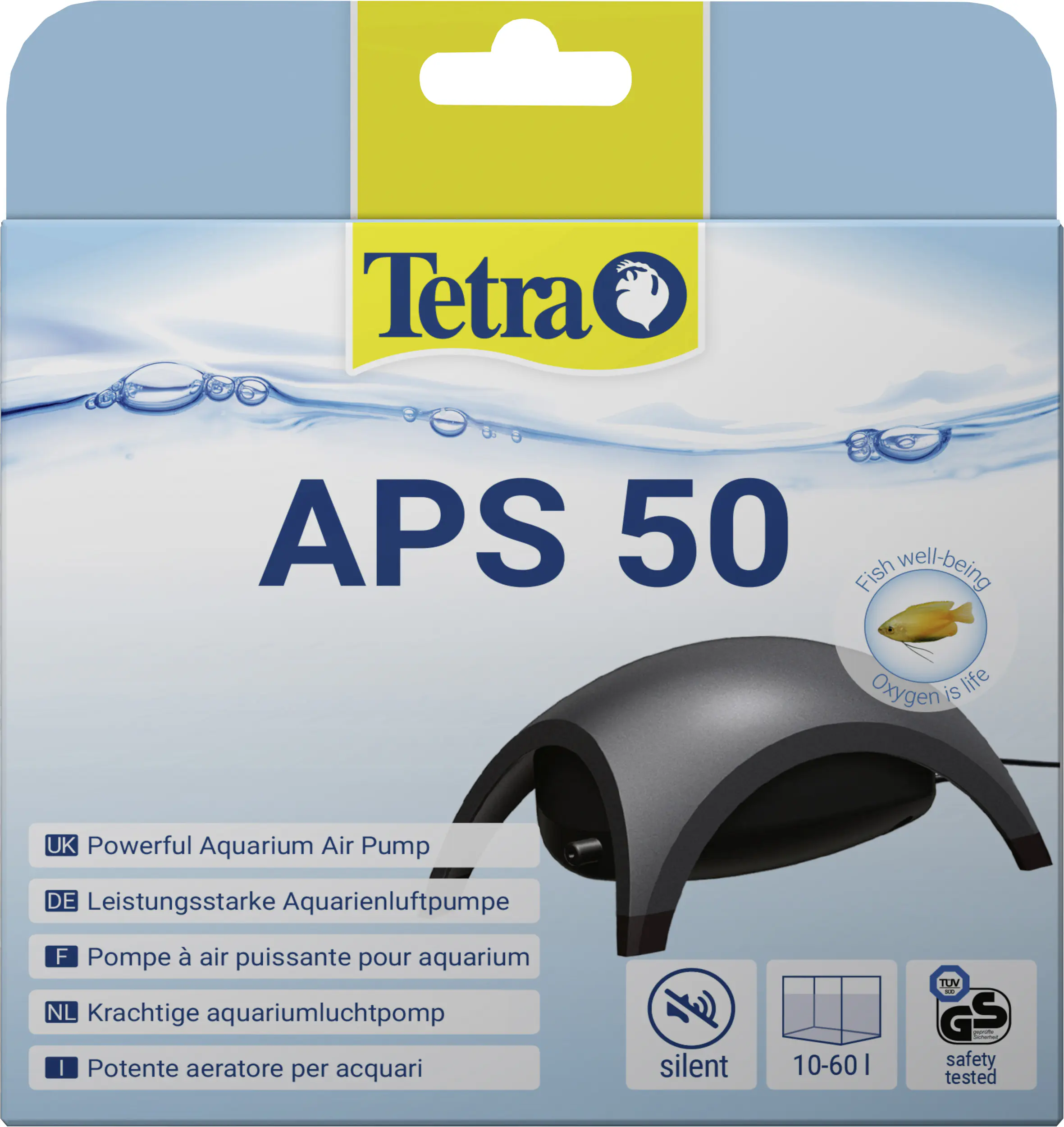 Tetra Aquarienluftpumpe APS 50 Black Editon
