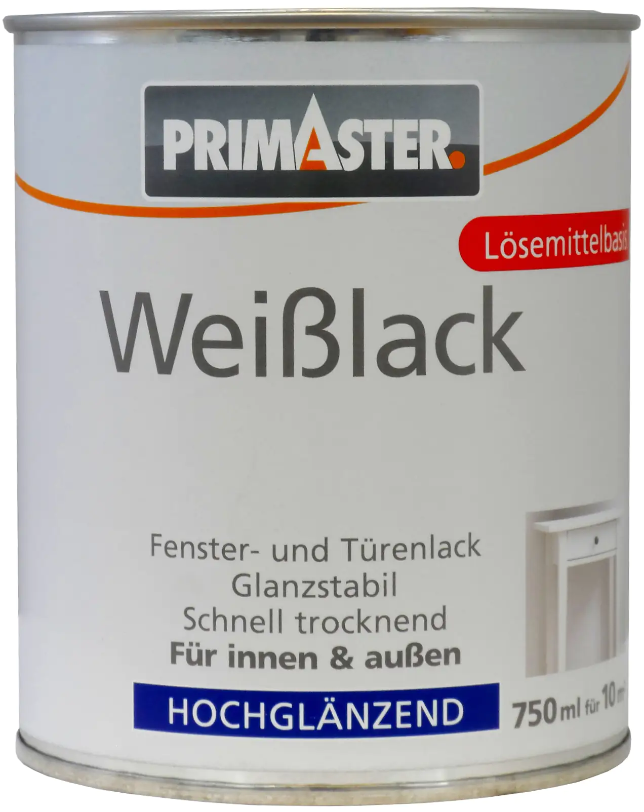 Primaster Weißlack 750 ml hochglänzend