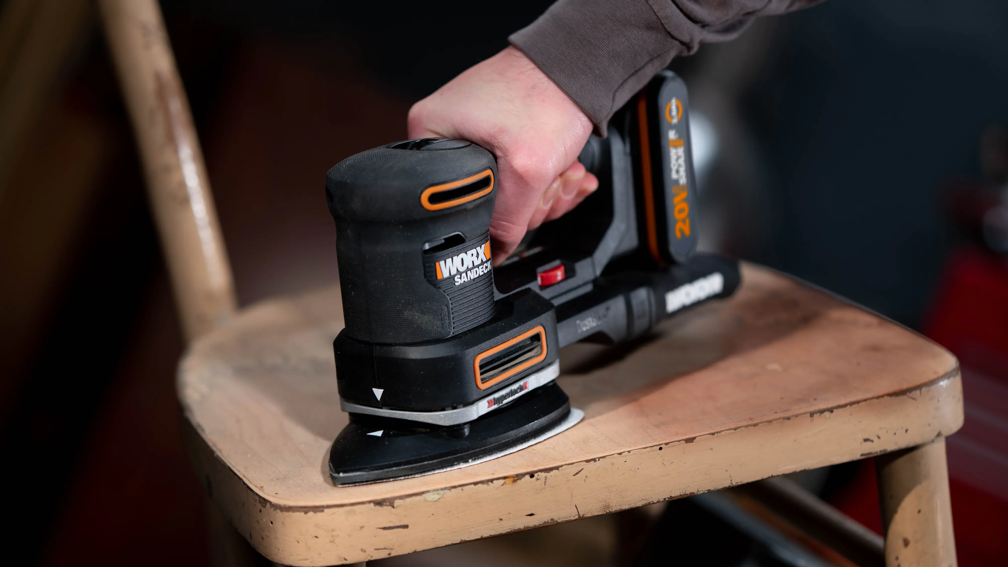 Worx Akku-Multischleifer Sonicrafter WX820 20 V inkl. Akku 2 Ah & Ladegerät Worx Akku-Multischleifer Sonicrafter WX820 20 V inkl. Akku 2 Ah & Ladegerät