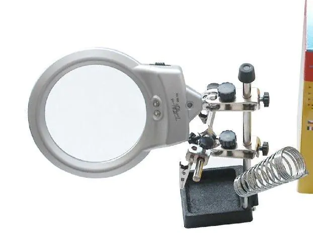 TrendLine Lötlupe 2 und 4-fach Vergrößerung mit LED-Licht TrendLine Lötlupe 2 und 4-fach Vergrößerung mit LED-Licht