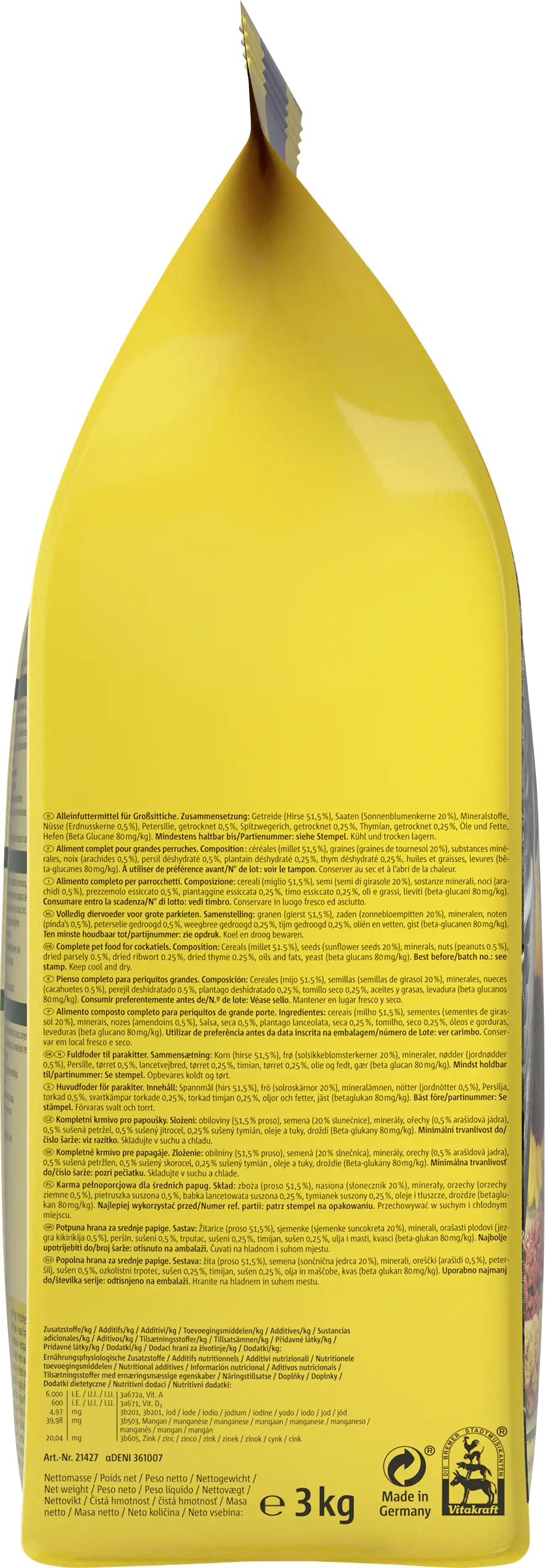 Vitakraft Menü 3 kg