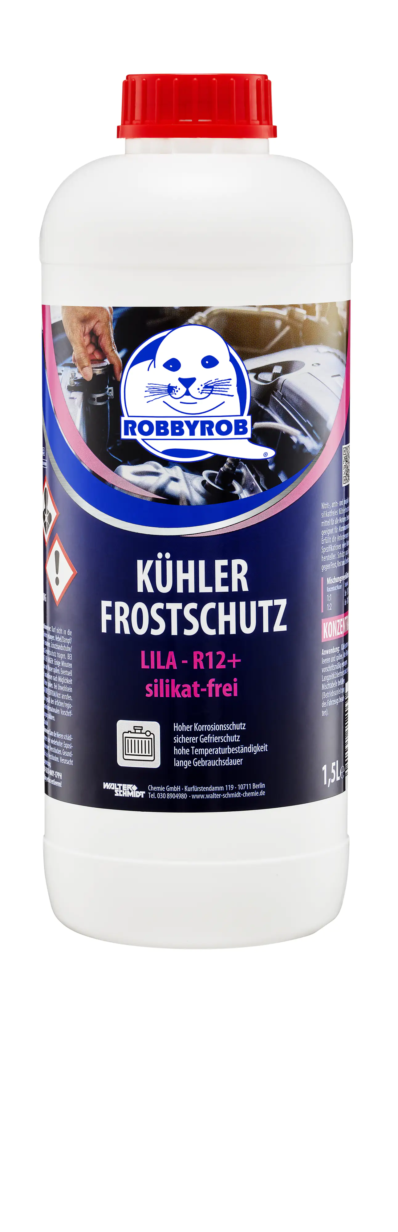 Robbyrob Kühlerfrostschutz R12 plus lila 1,5L Robbyrob Kühlerfrostschutz R12 plus lila 1,5L