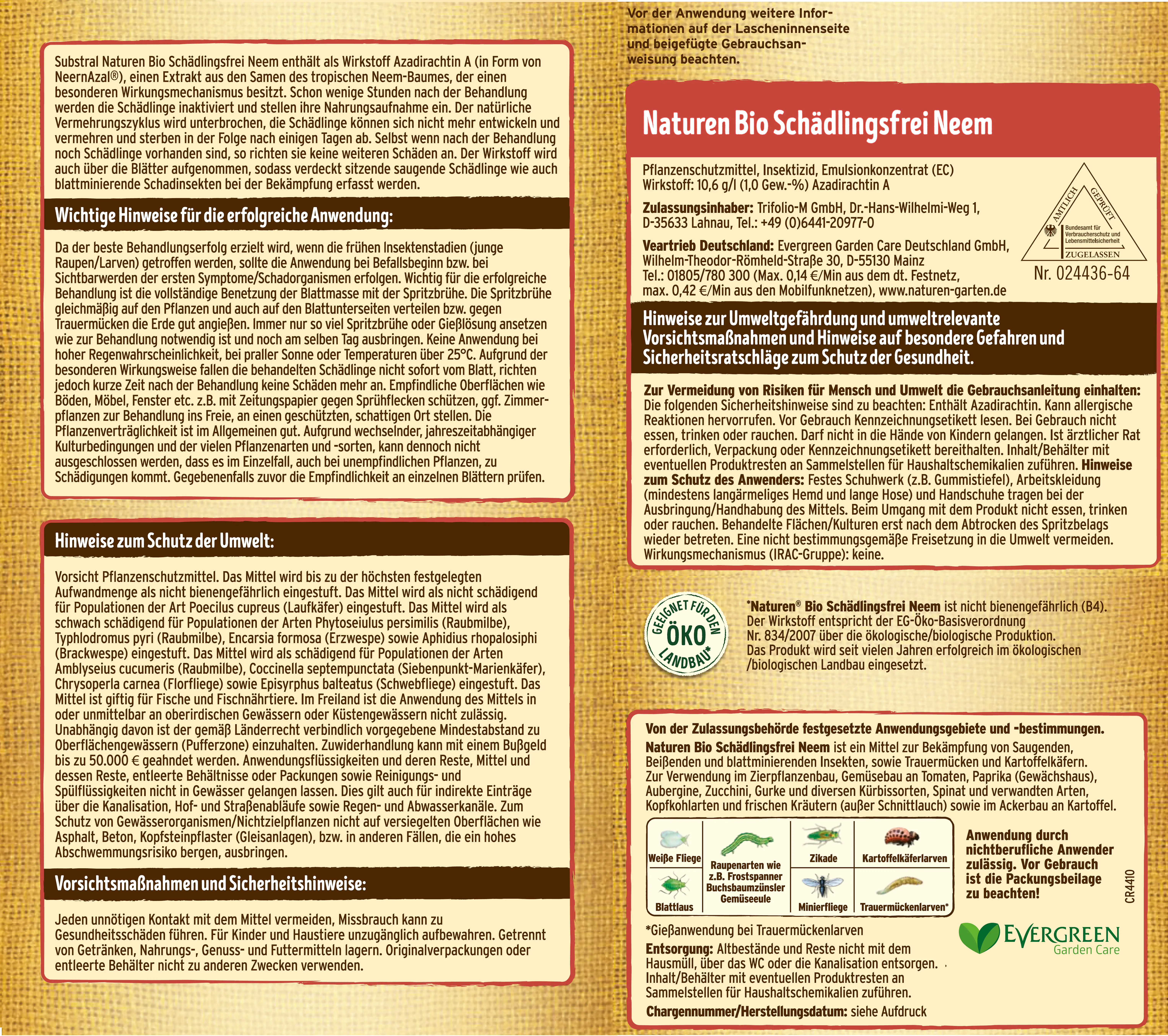 4062700870037_1 Naturen Schädlingsfrei Neem 75 ml