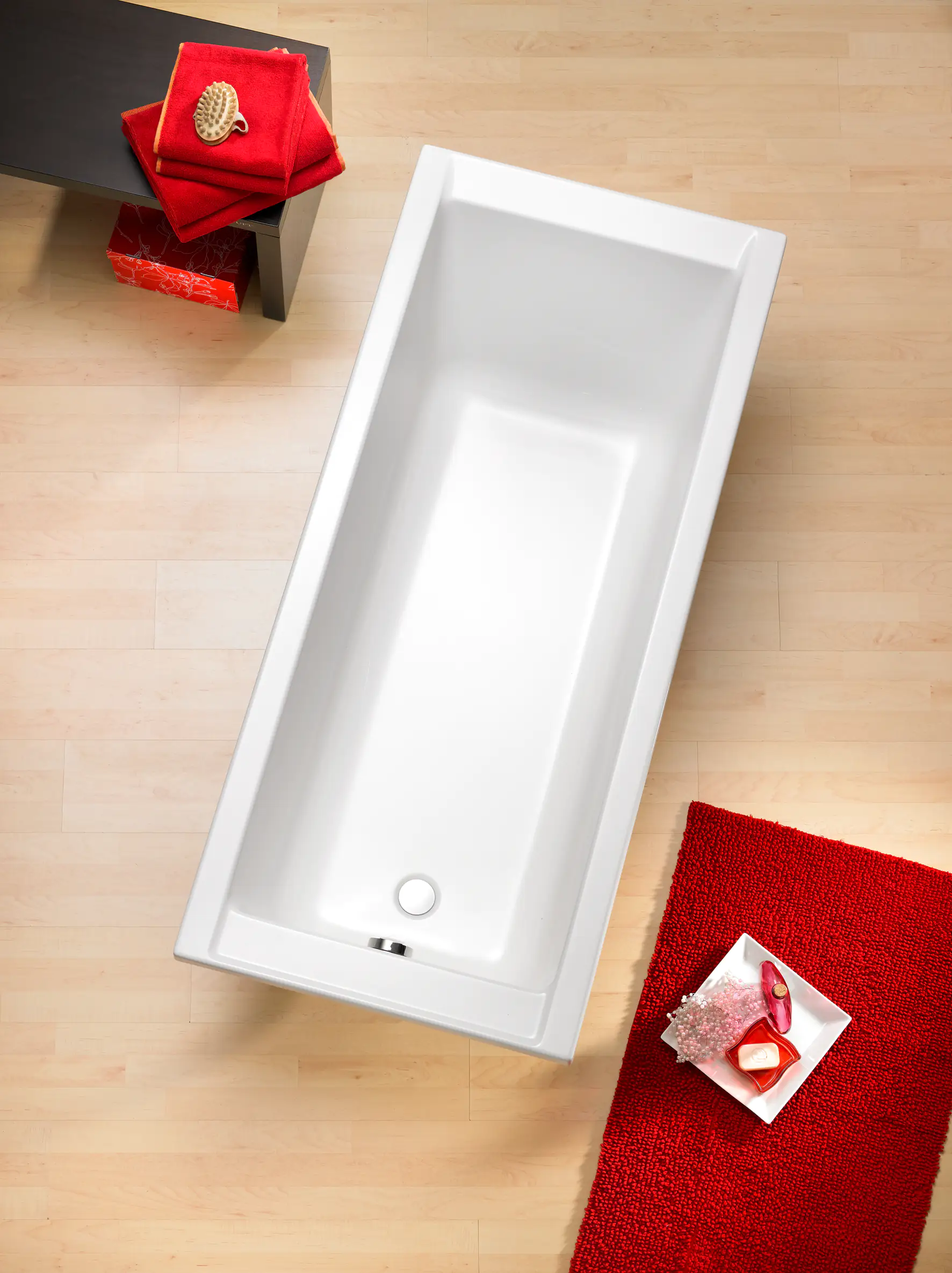 Ottofond Körperformbadewanne Braga 170 x 75 cm, weiß